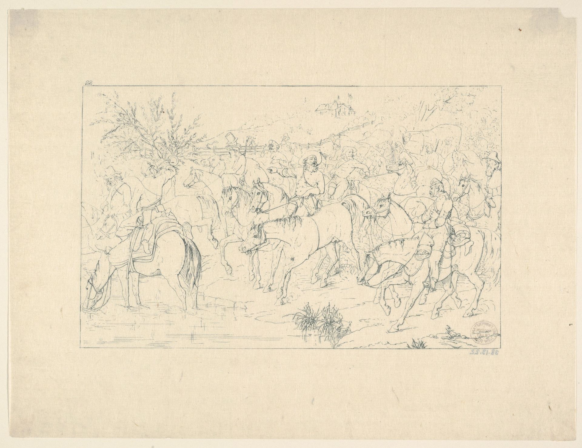 General Stuart's Return from Pennsylvania, from "Confederate War Etchings" by Adalbert John Volck