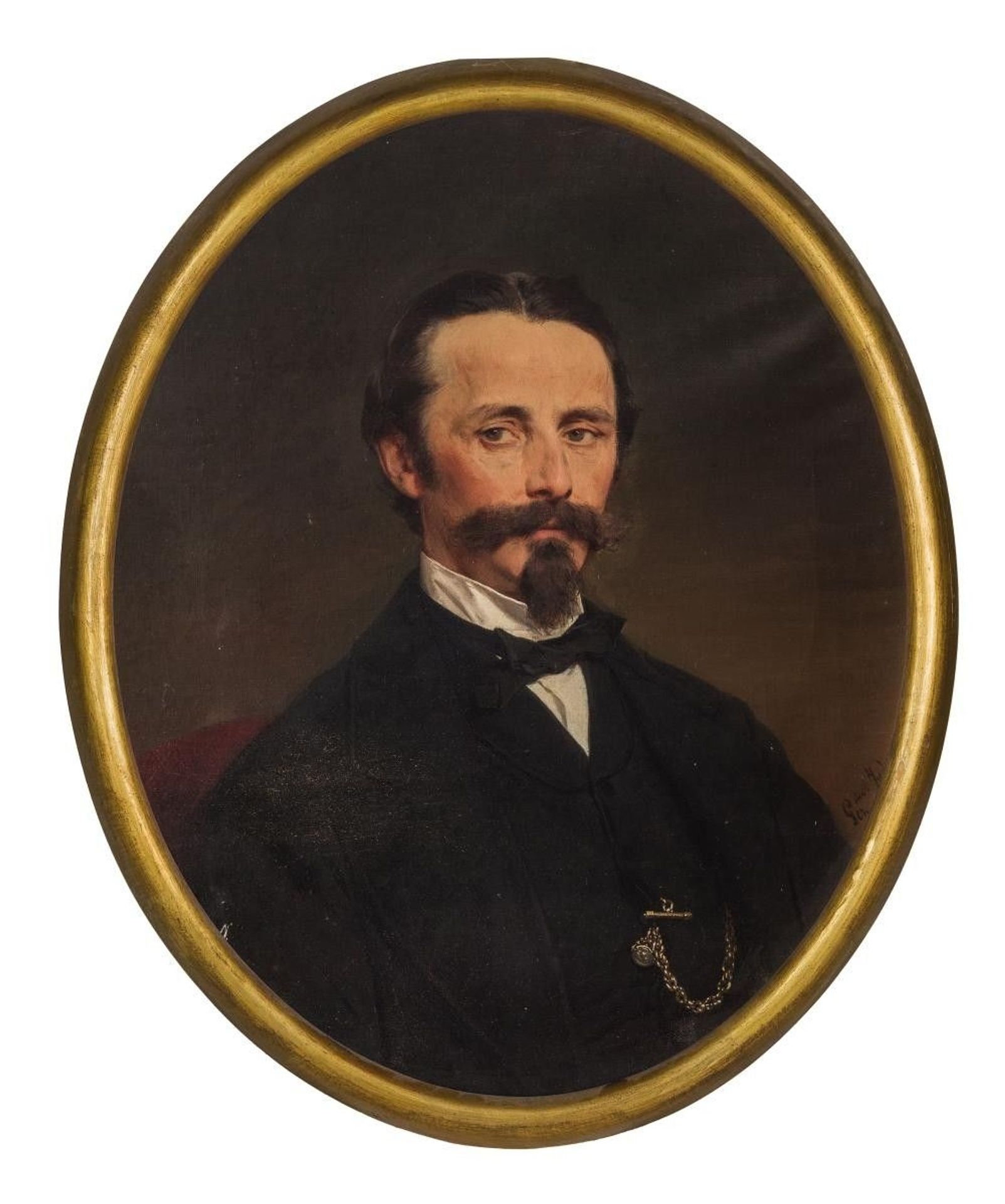 Portrait of young man by Gerolamo Induno