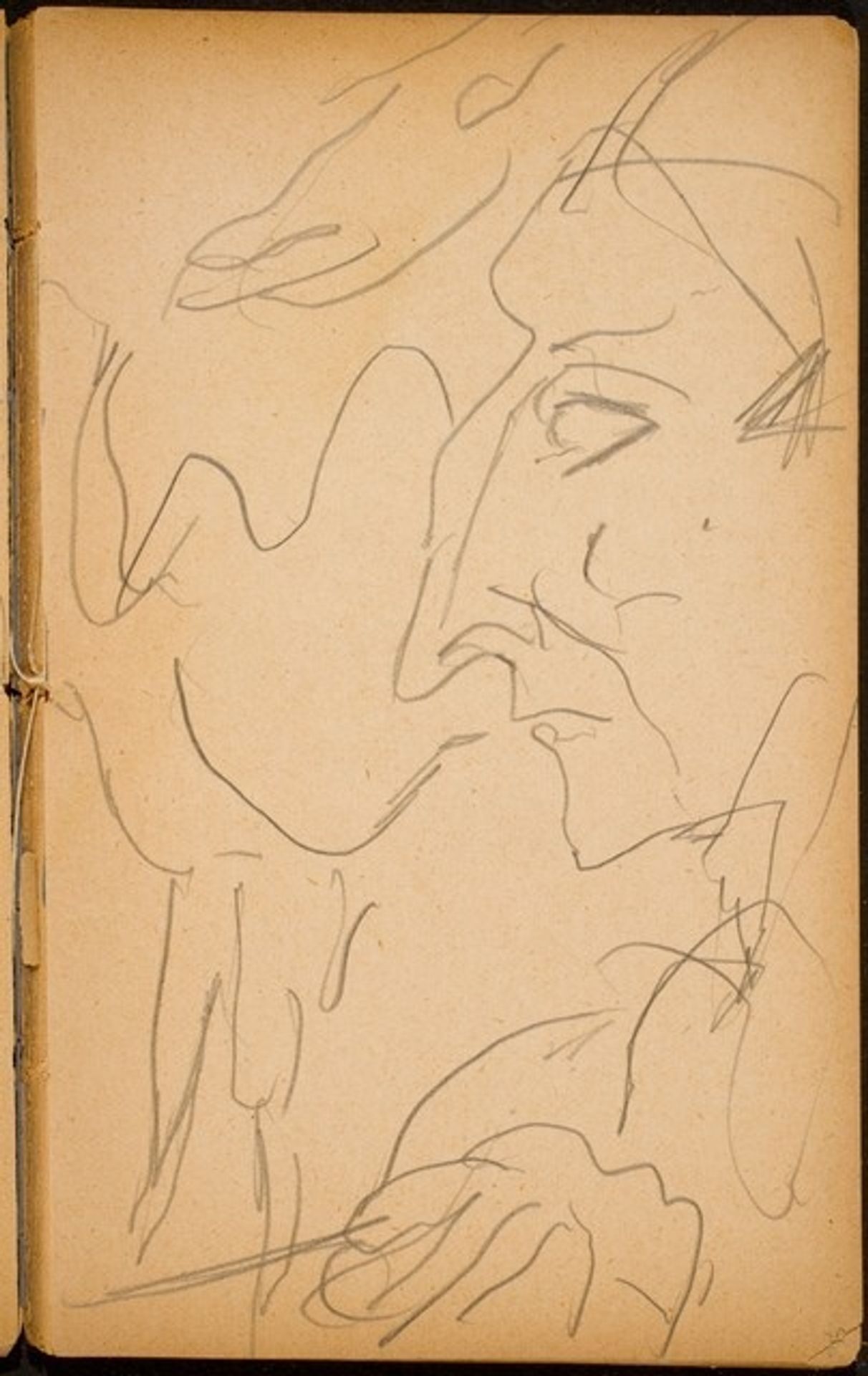 Artist oder Clown mit Tier (Performer with Animal) [p. 39] by Max Beckmann