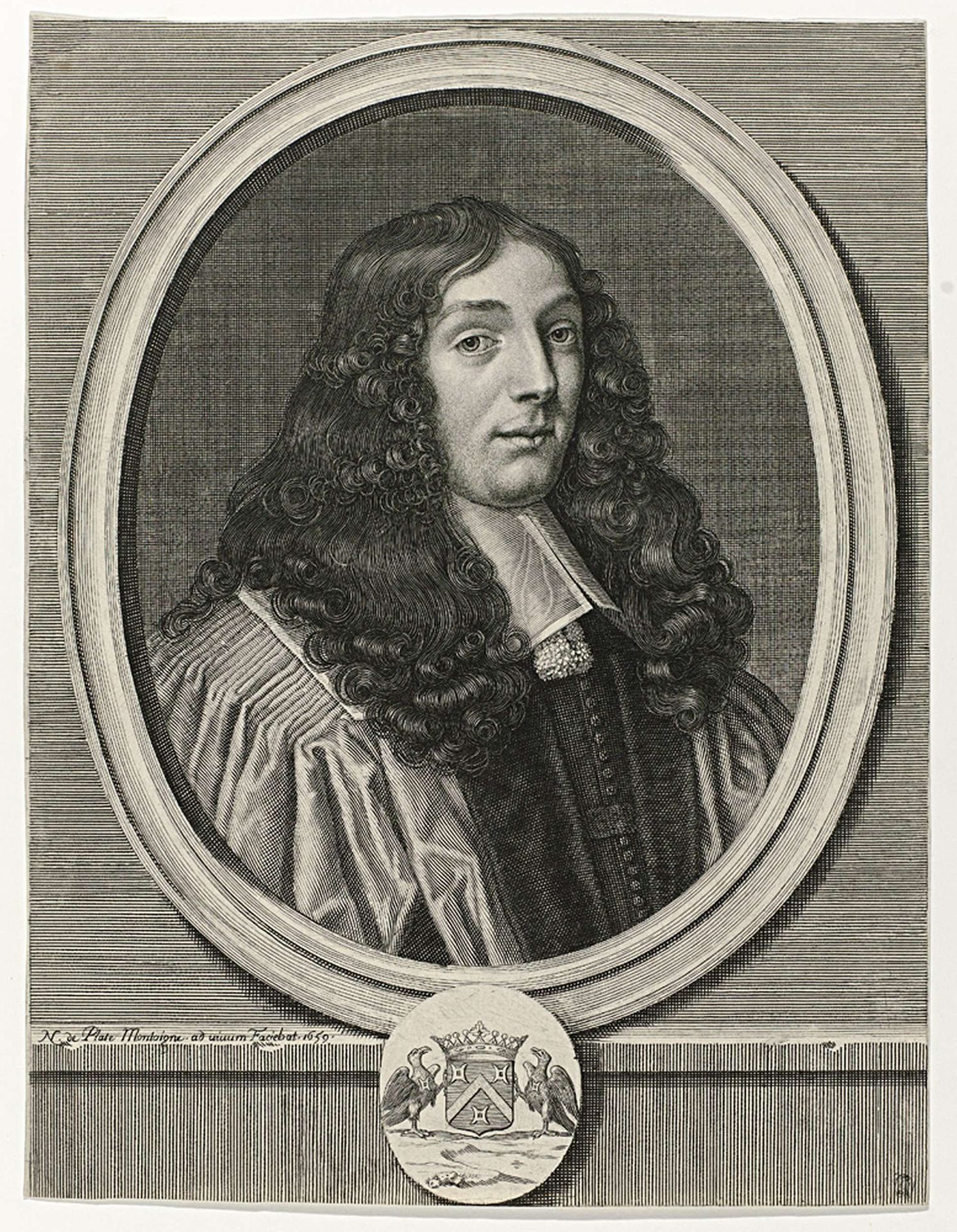 Portret Henricus Ludovicus Habert de Montmor by Nicolas de Plattemontagne
