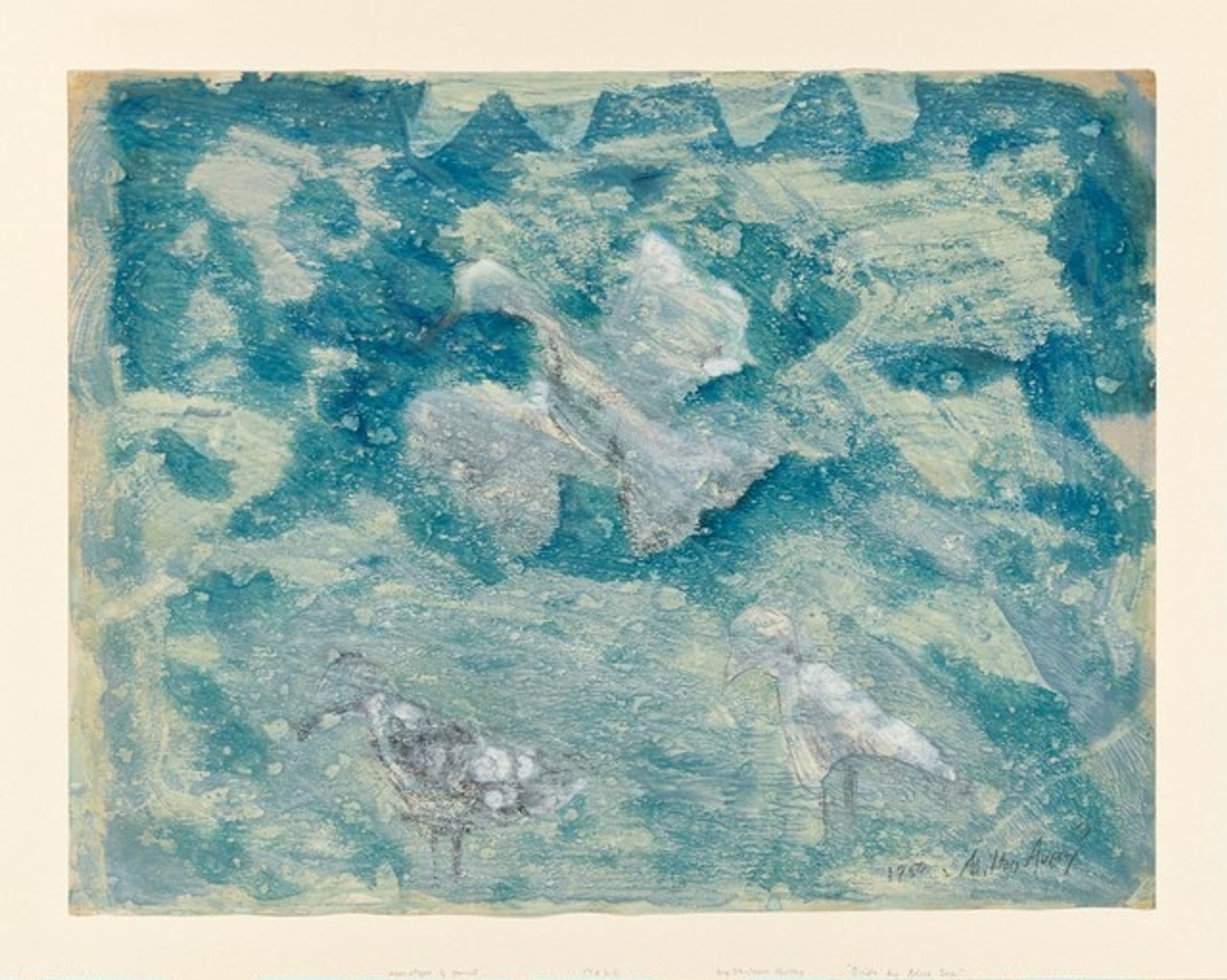 Birds by Blue Sea by Milton Avery