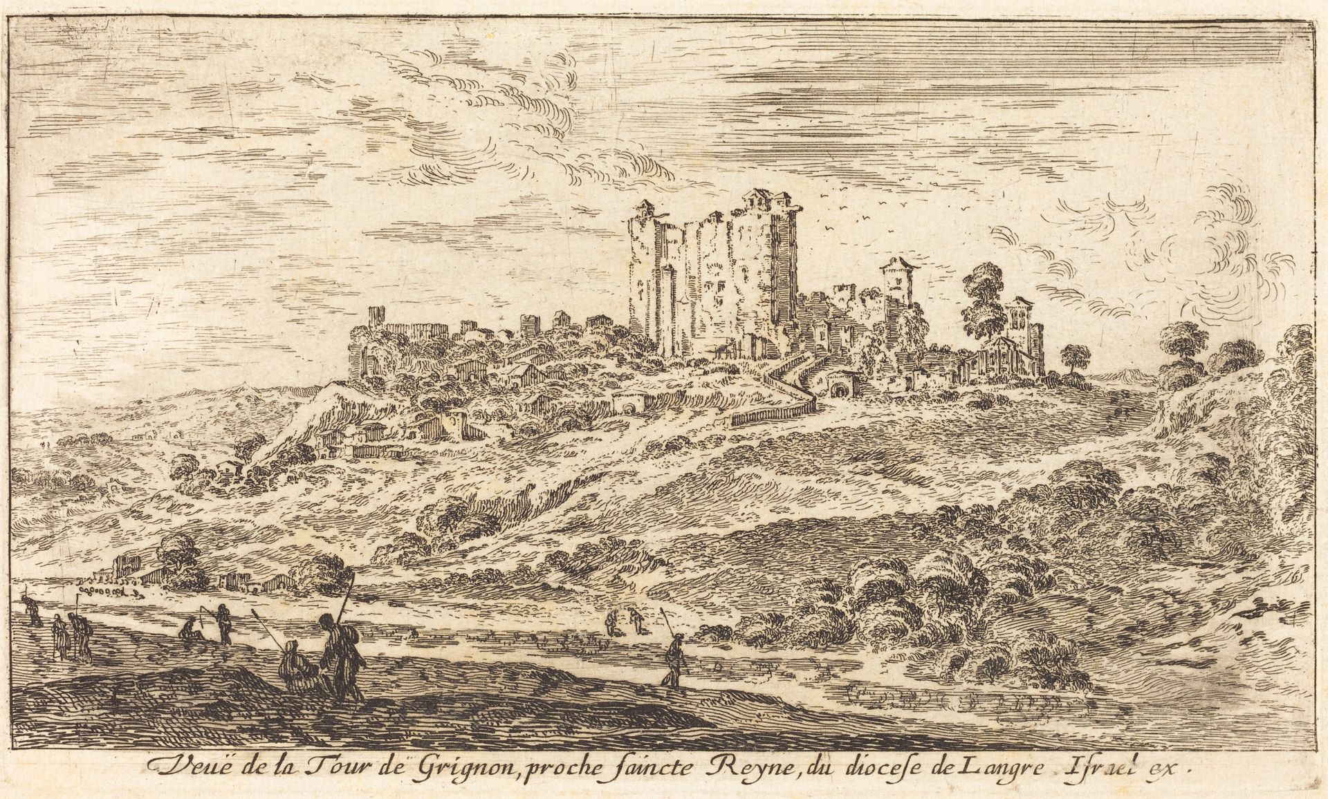 Veue de la Tour de Grignon by Israel Silvestre