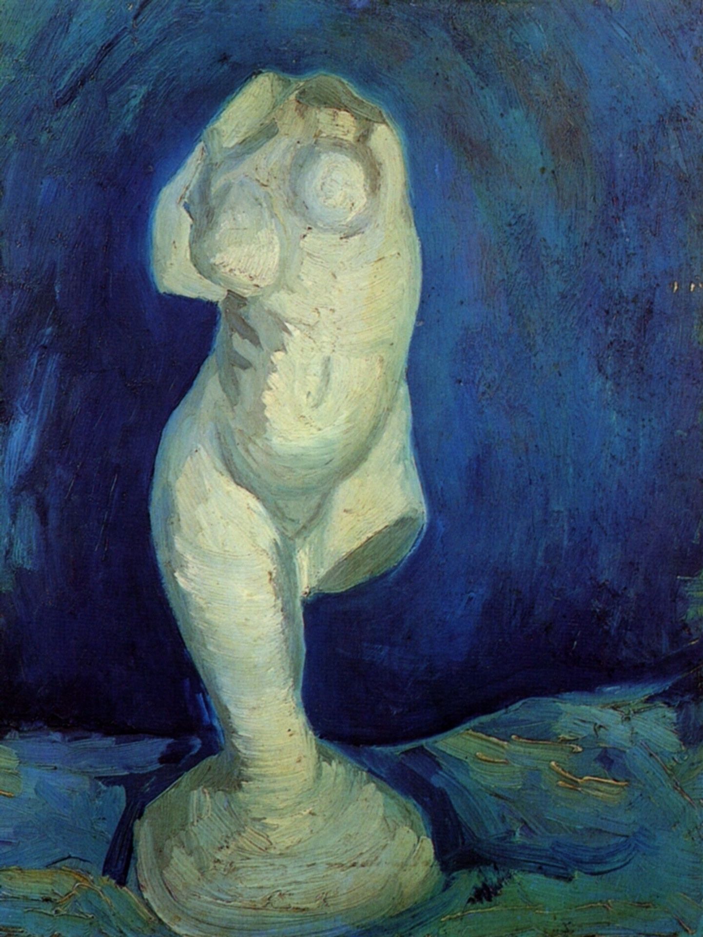 Plaster Statuette of a Female Torso by Vincent van Gogh