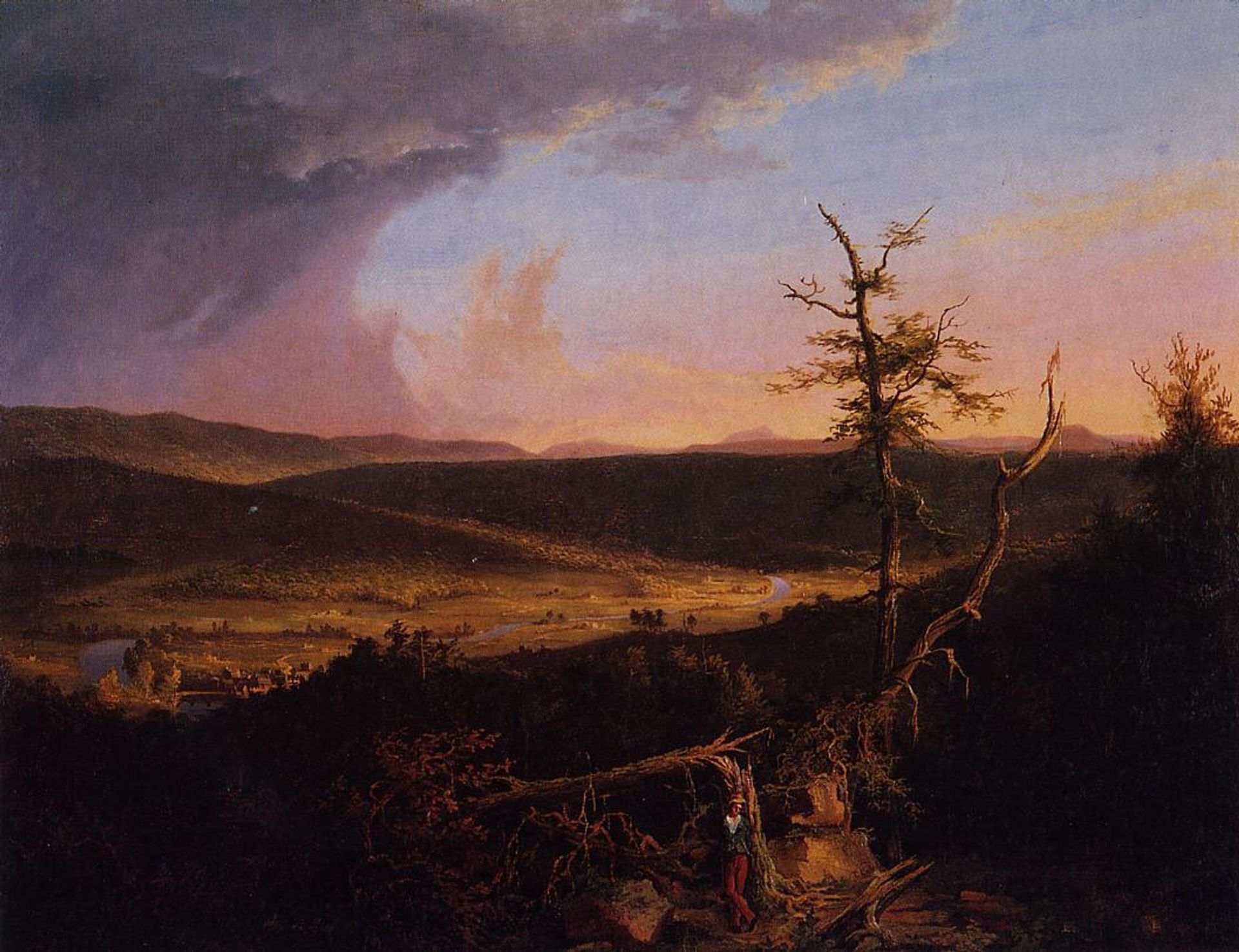 View on the Schoharie by Thomas Cole