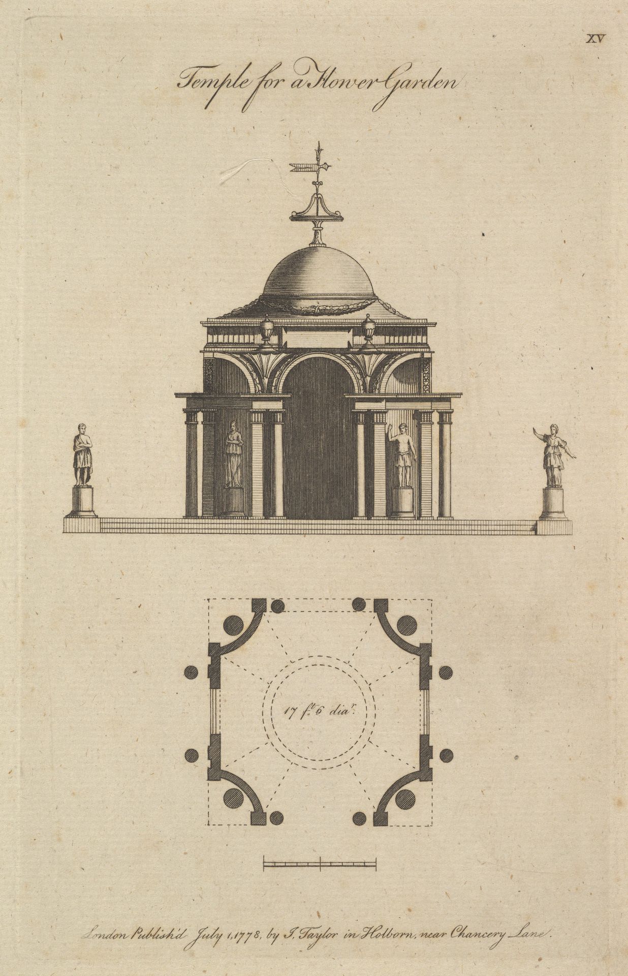 Temple for a Flower Garden by Sir John Soane