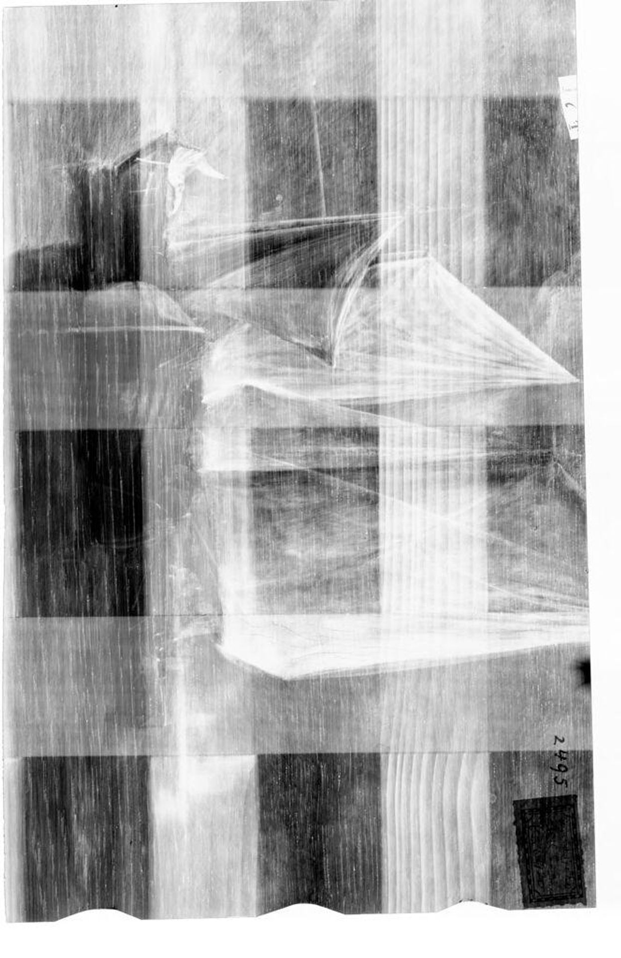 X-radiograph(s) of "Calm Sea" by Artist of original: Willem van de Velde II