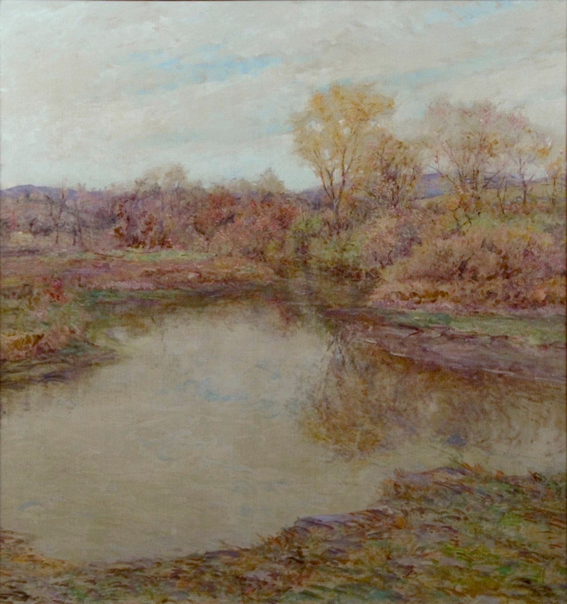 Pond in Early Autumn by Robert Lewis Reid