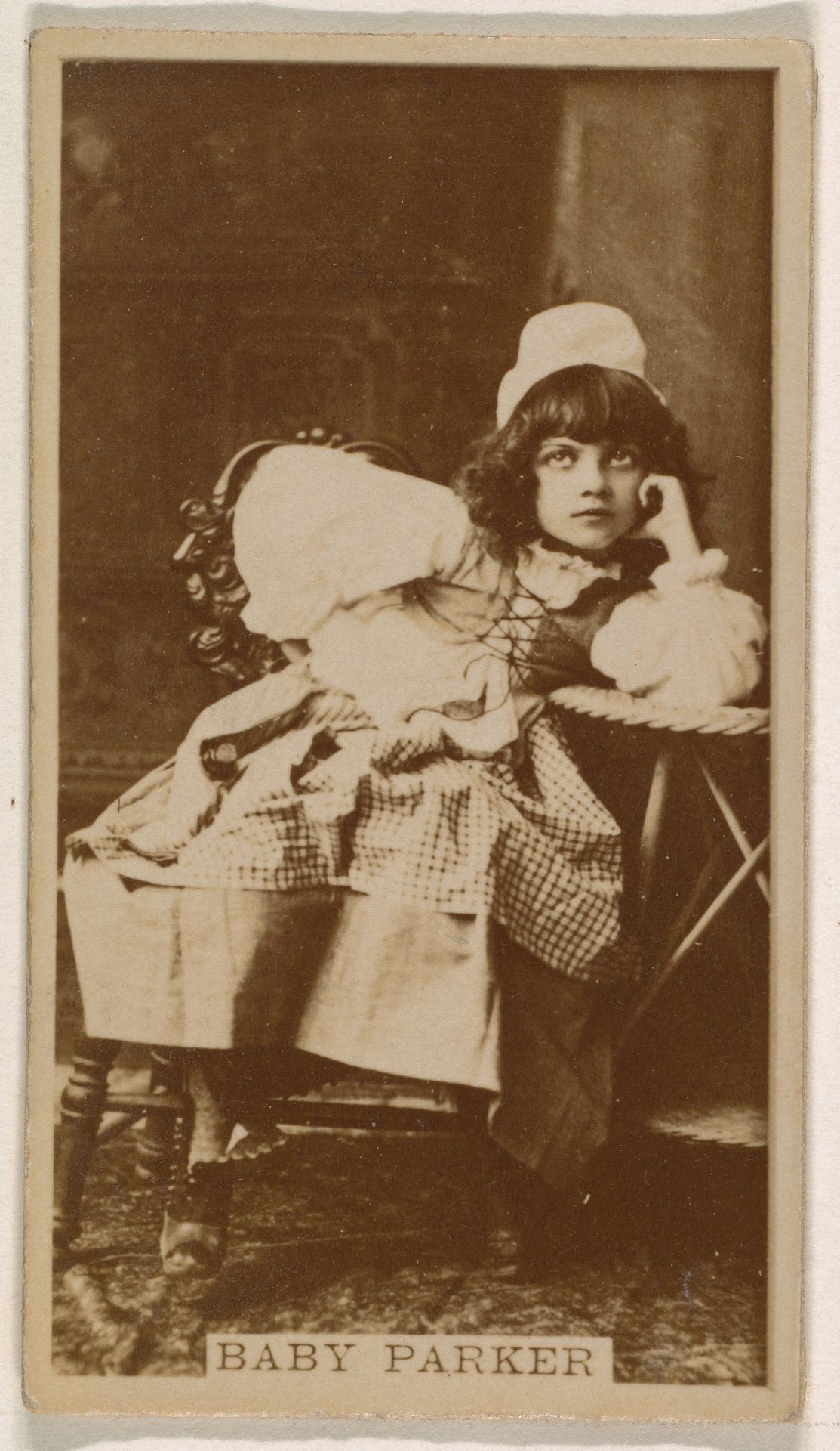 Baby Parker, from the Actresses series (N245) issued by Kinney Brothers to promote Sweet Caporal Cigarettes by Kinney Brothers Tobacco Company