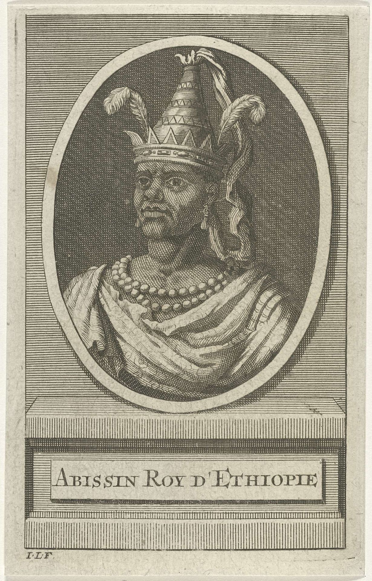 Portret van een koning van Ethiopië by Jan Lamsvelt