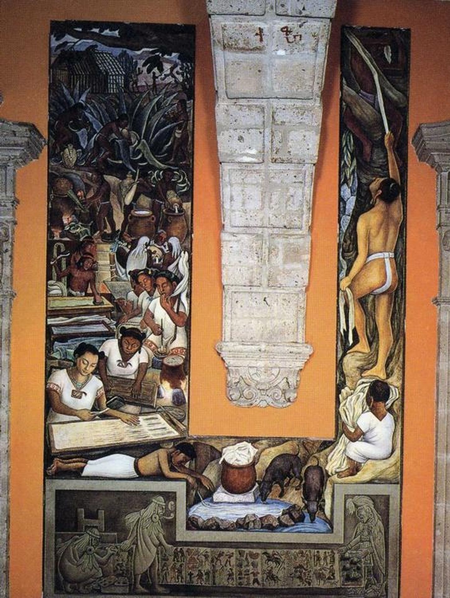 The Papermakers by Diego Rivera