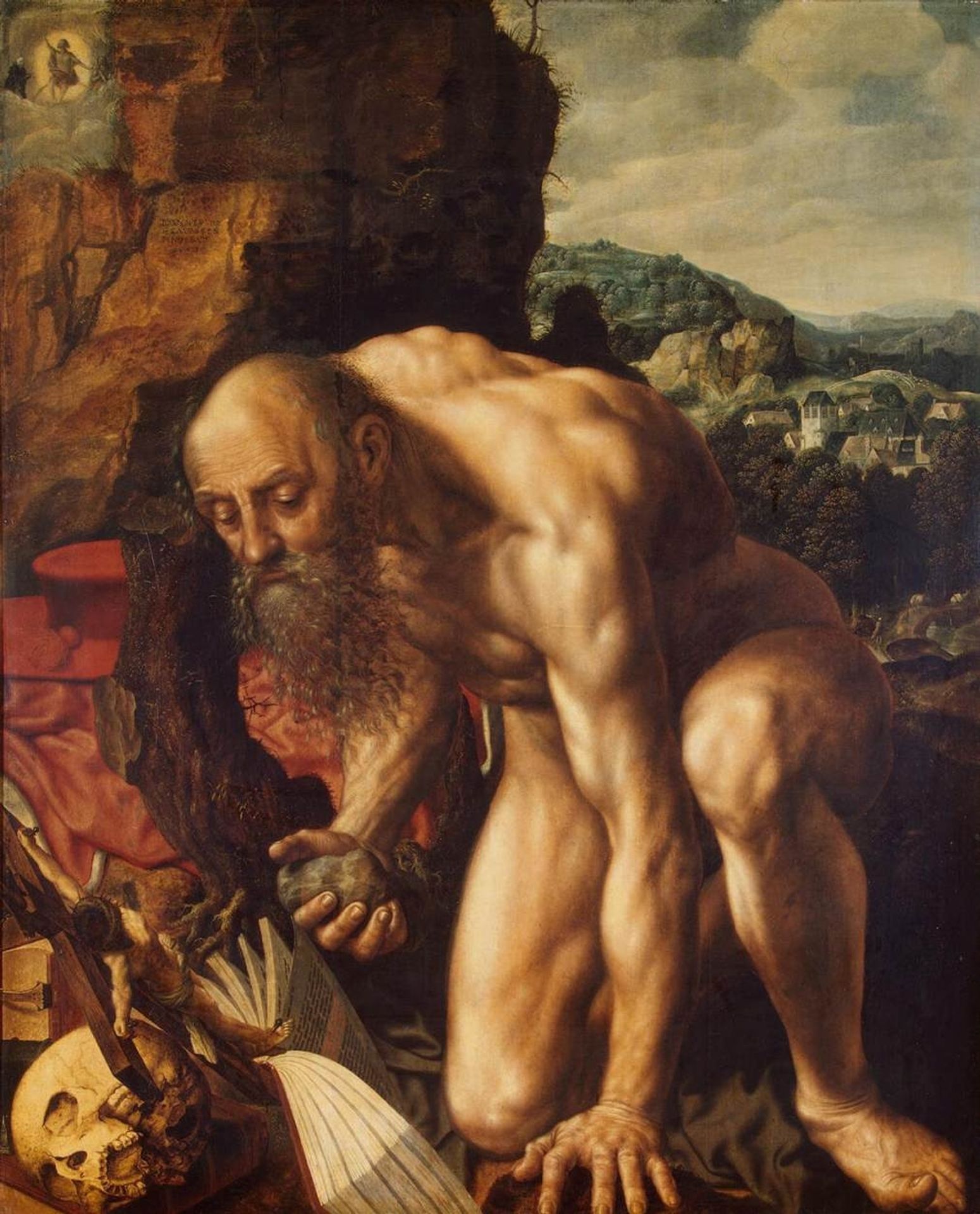 St. Jerome by Jan van Hemessen
