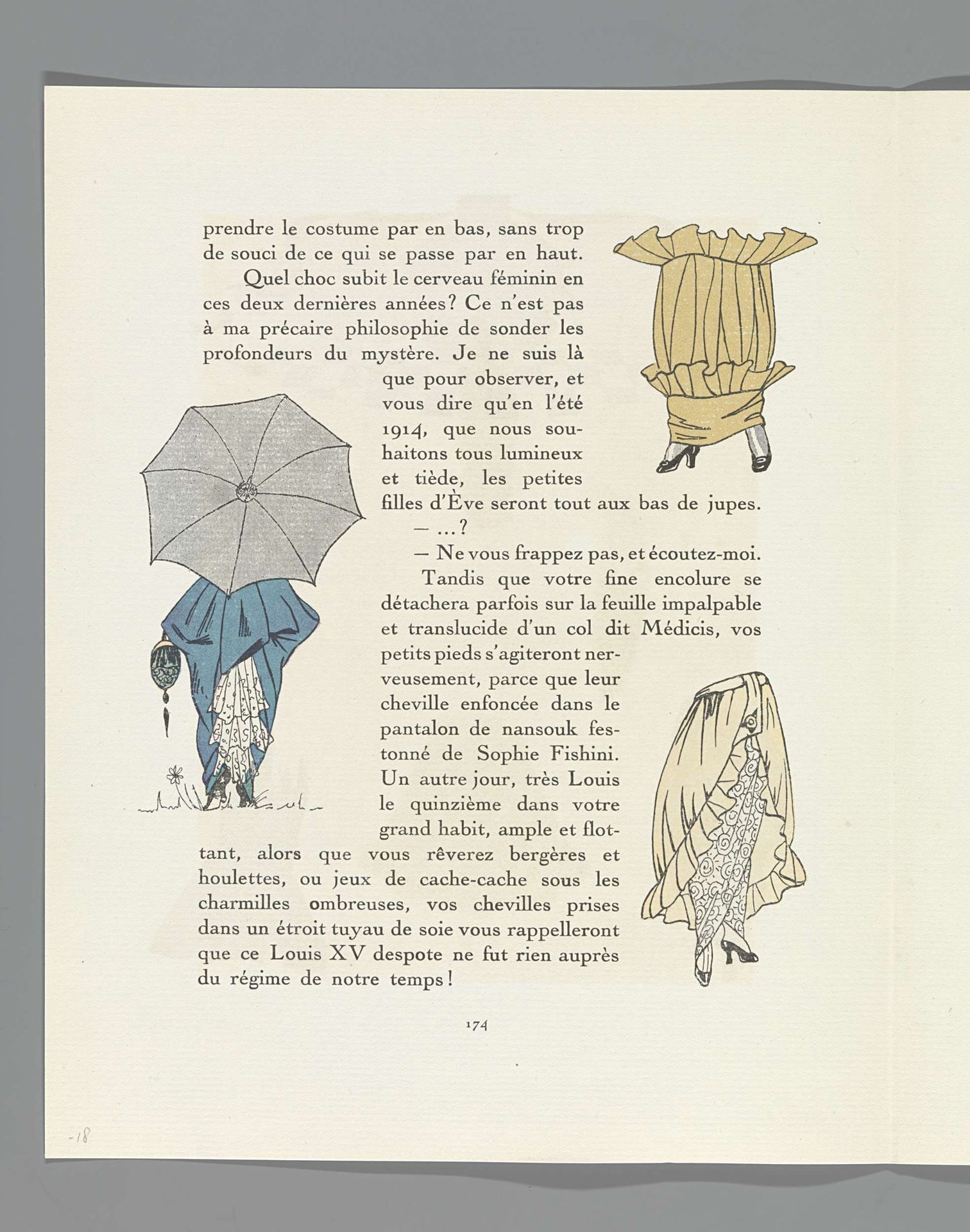 Gazette du Bon Ton, 1914 - No. 5, pag. 174: Bas-reliëfs by J. Renée Souef