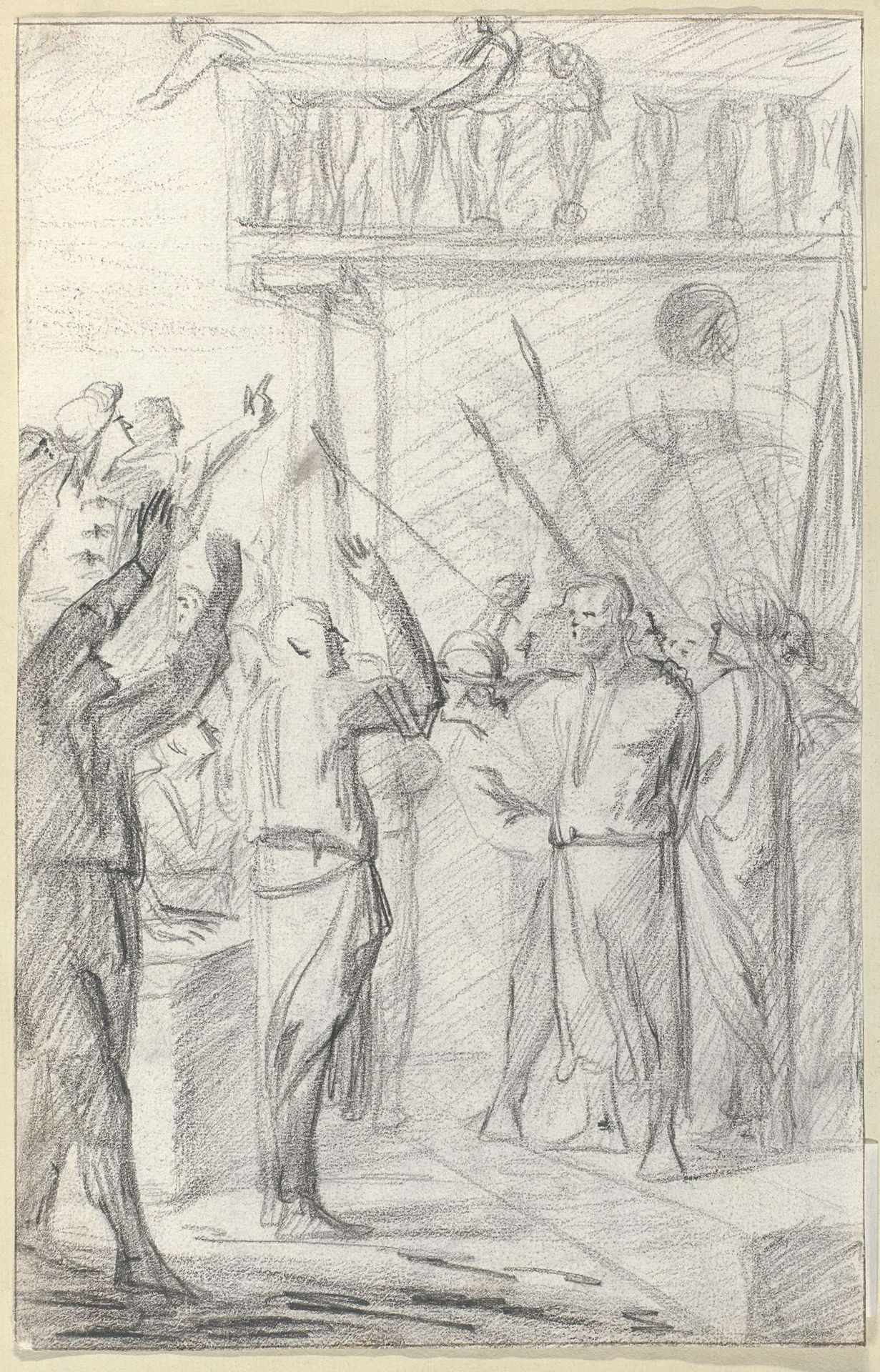 De gevangenneming van Paulus by Pieter Fransz. de Grebber
