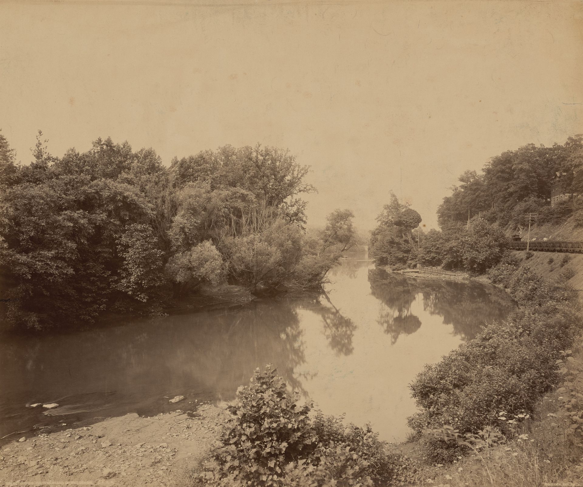 Bethlehem Island on the Lehigh by William H. Rau