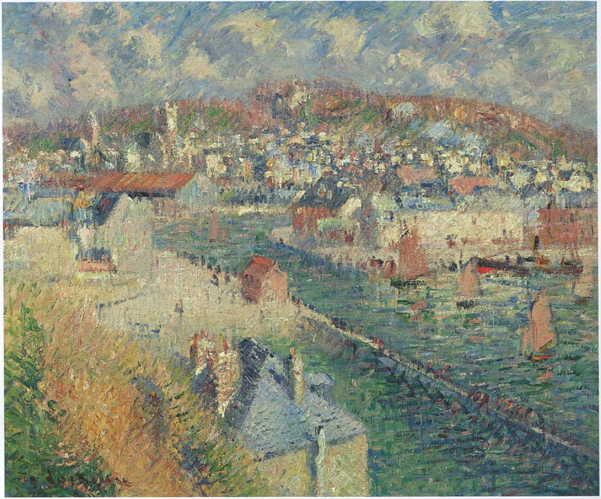 Port of Fecamp by Gustave Loiseau