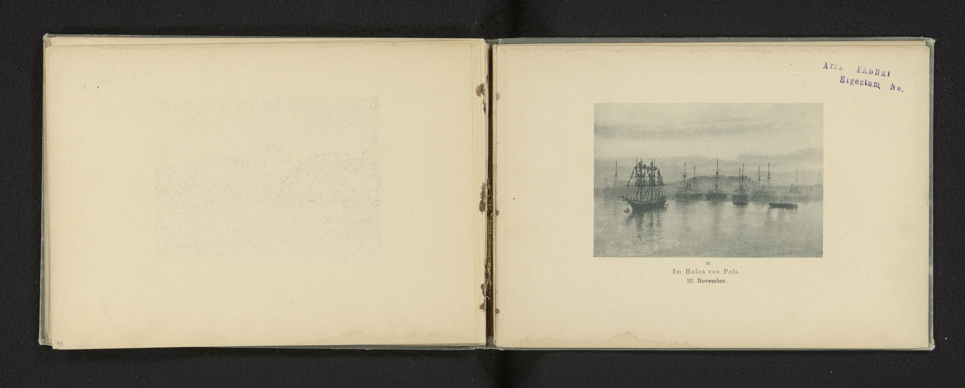 Gezicht op de haven van Santa Pola, Spanje by Augusta Victoria (keizerin van Duitsland)