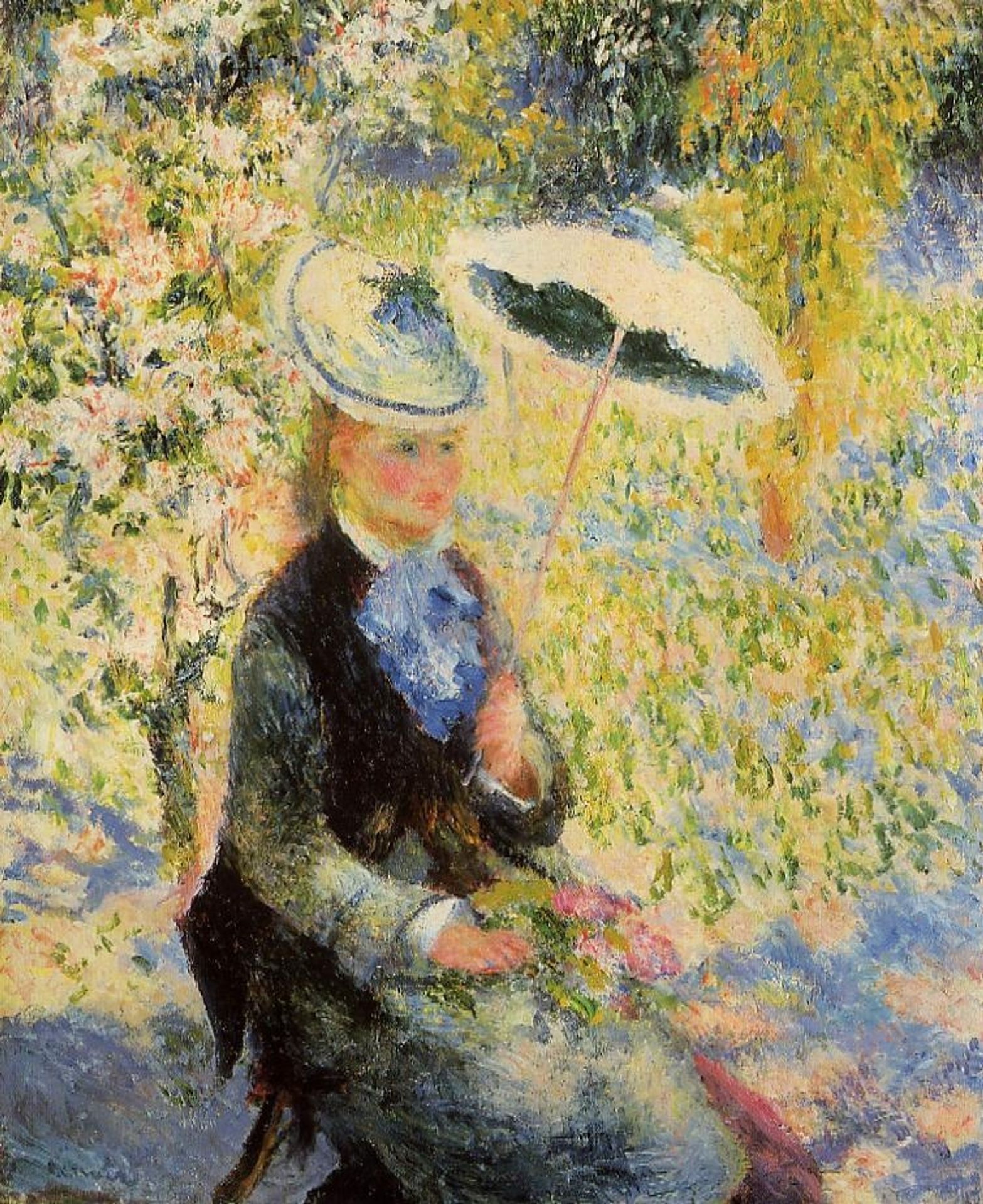 The Umbrella by Pierre-Auguste Renoir