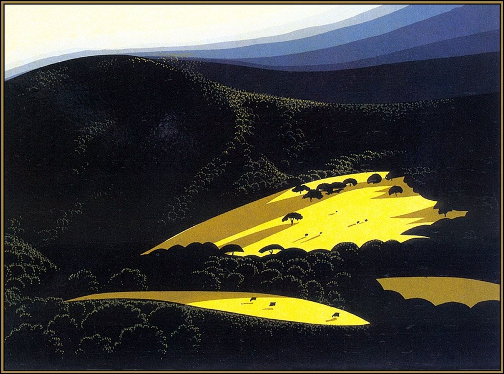 Still Valley by Eyvind Earle