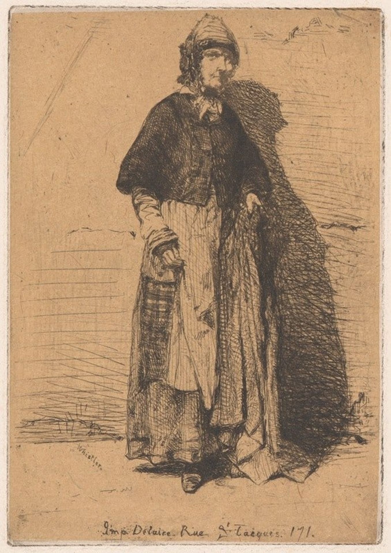 La Mere Gerard by James Abbott McNeill Whistler