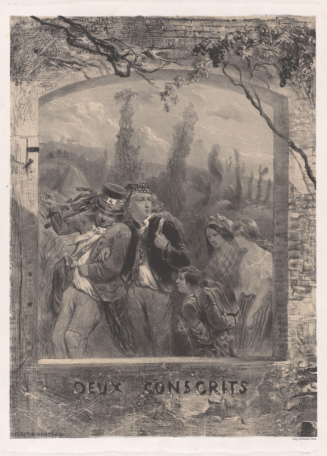 Two Conscripts by Célestin Nanteuil