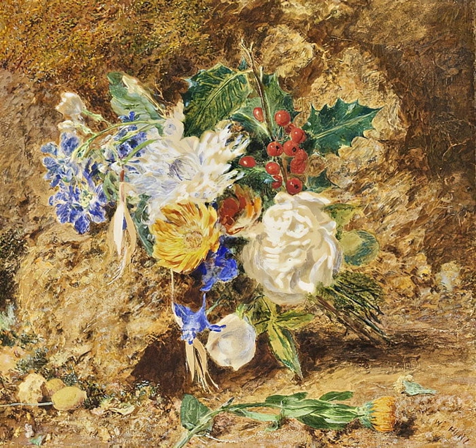 Winter flowers by William Henry Hunt