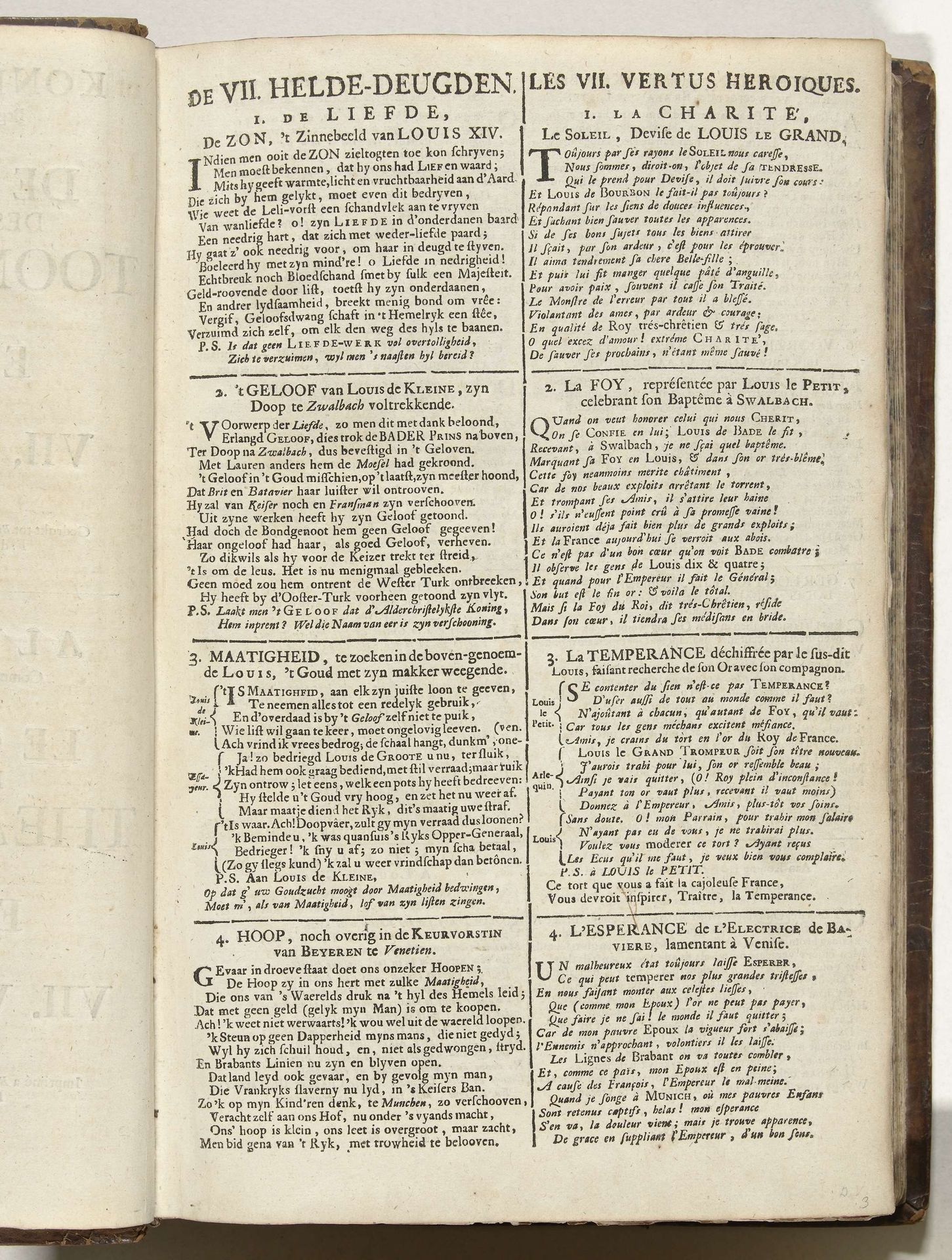 Inhoudsopgave voor de Koninglyke Almanach, 1705 by Carel Allard