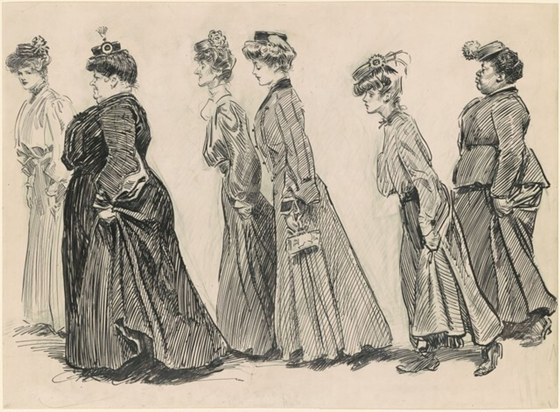 The New Hat by Charles Dana Gibson
