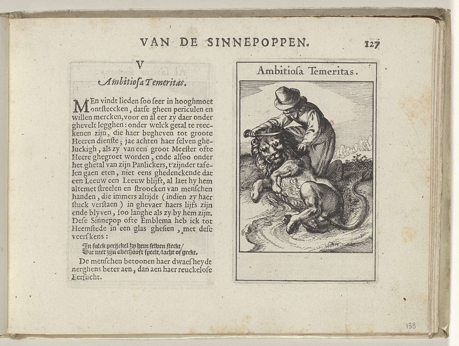 V Ambitiosa Temeritas by Roemer Visscher