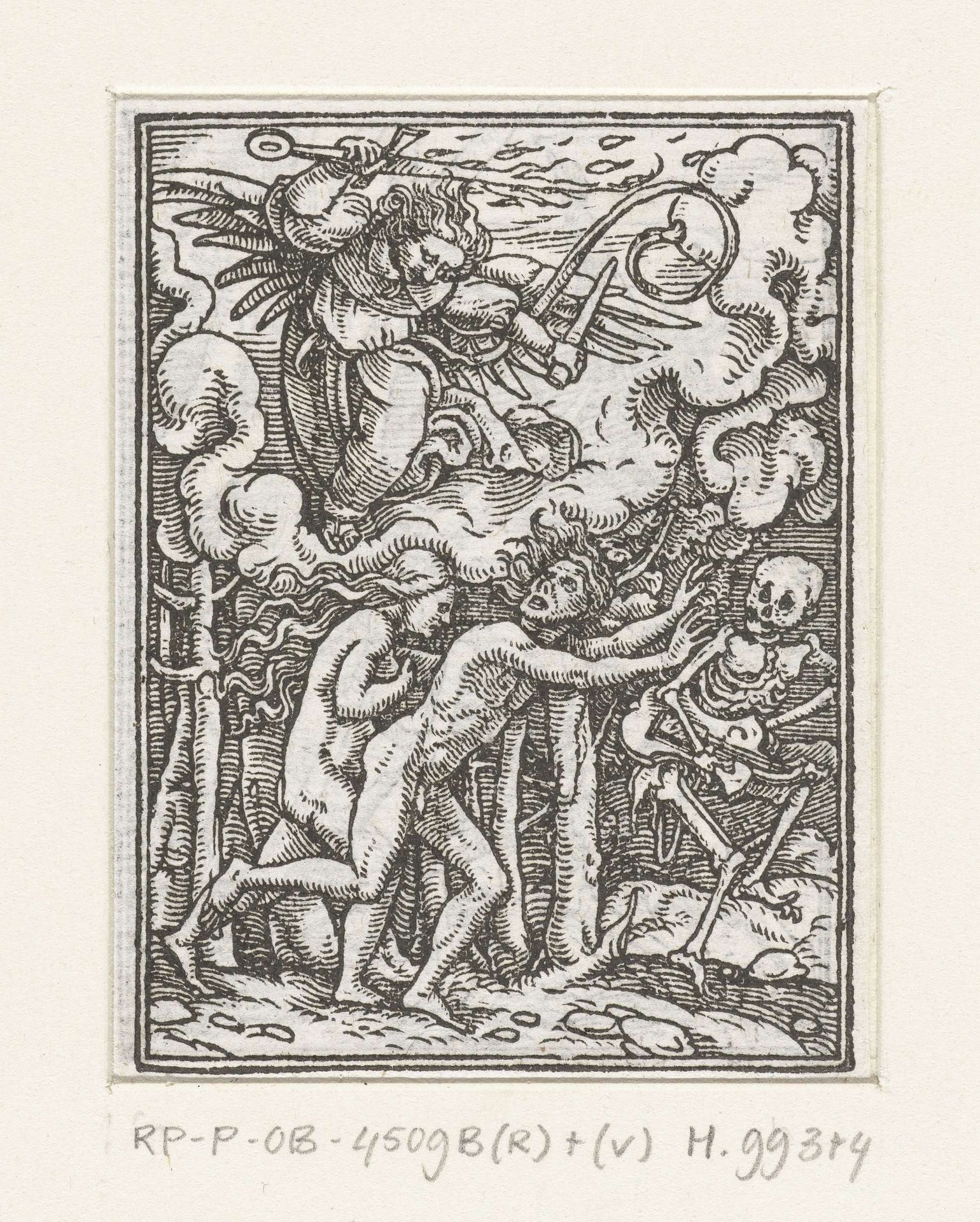 Expulsion from Paradise by Hans (II) Holbein