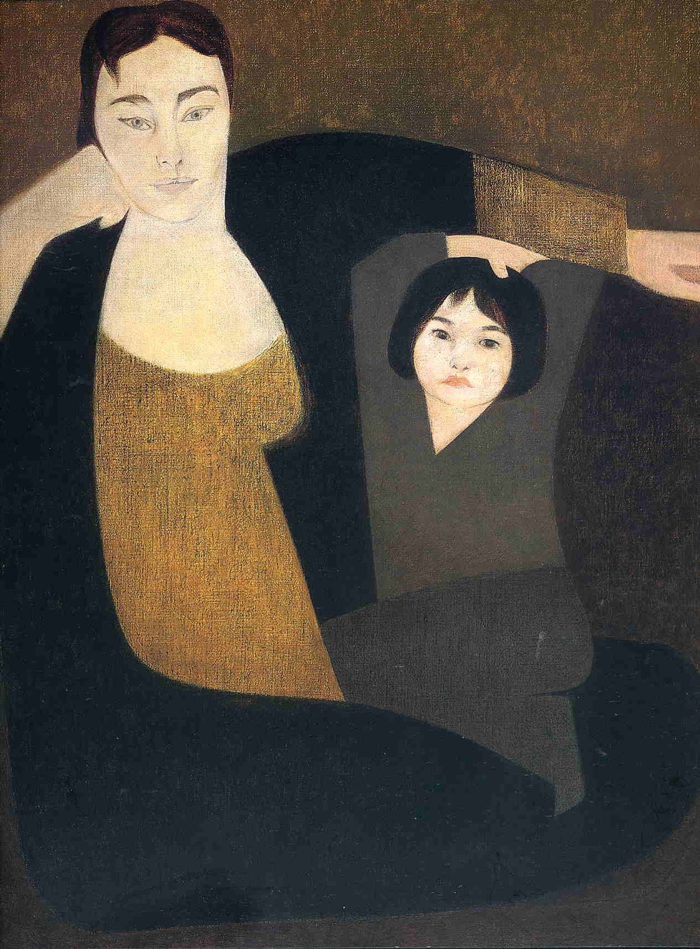 Mother and child by Will Barnet