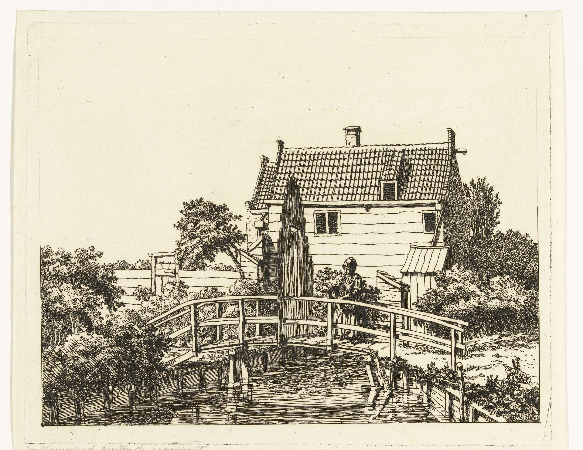 Jan Hanzenpad buiten de Raampoort by Anthonie van den Bos