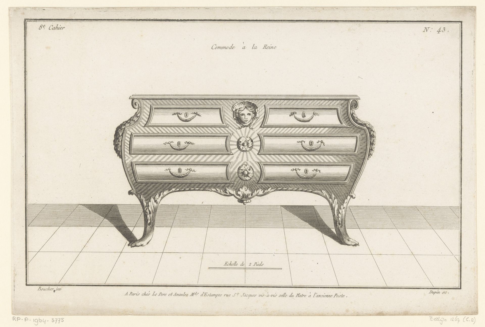 Commode met masker by Nicolas Dupin