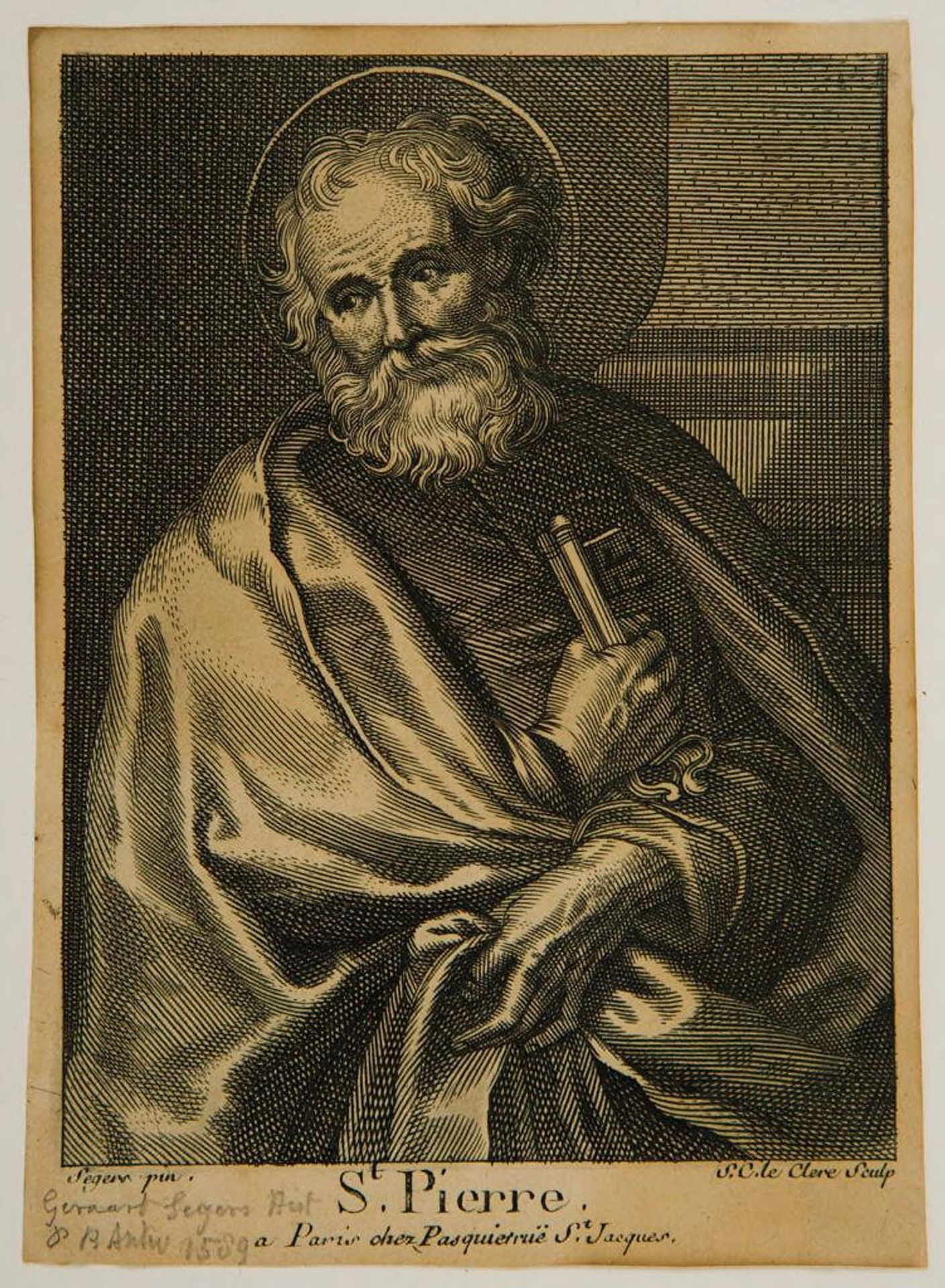 Saint Peter by Sébastien Le Clerc, the elder