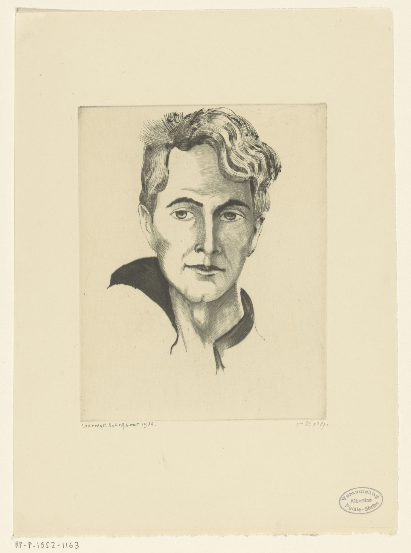 Portret van Patrick Bakker by Lodewijk Schelfhout