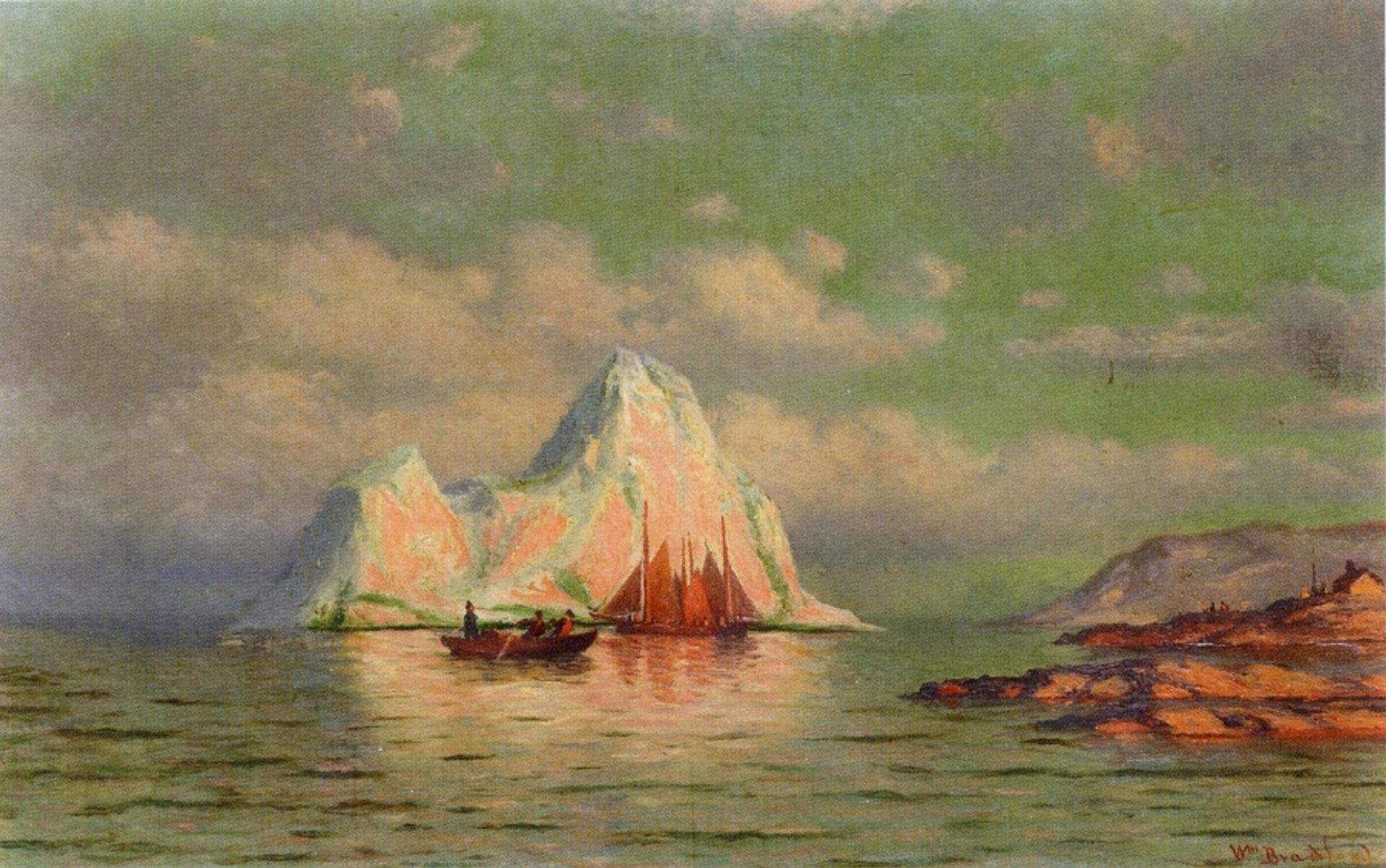 Fishing Boats on the Coast of Labrador by William Bradford
