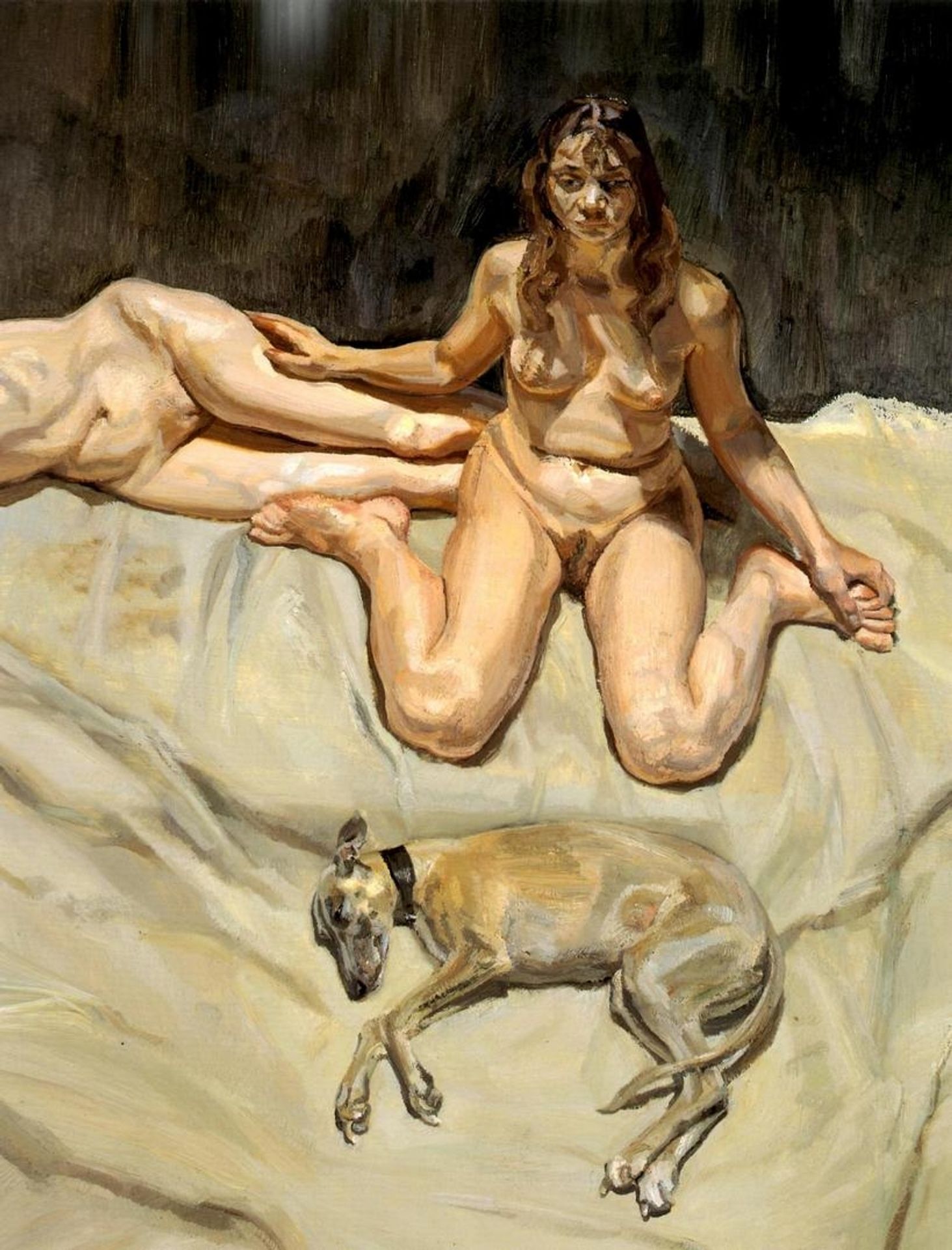 Pluto and the Bateman Sisters by Lucian Freud