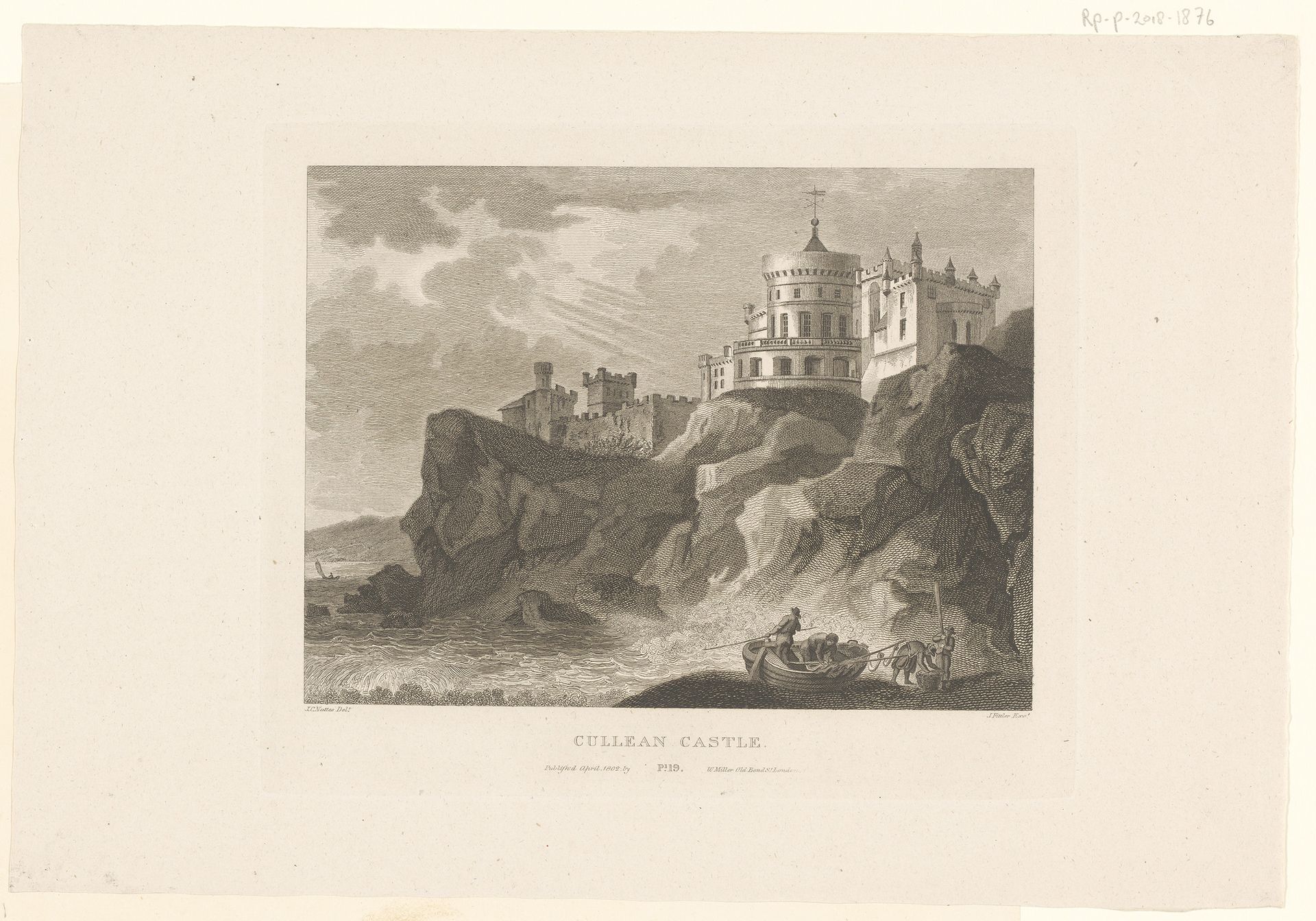 Gezicht op Culzean Castle by James Fittler