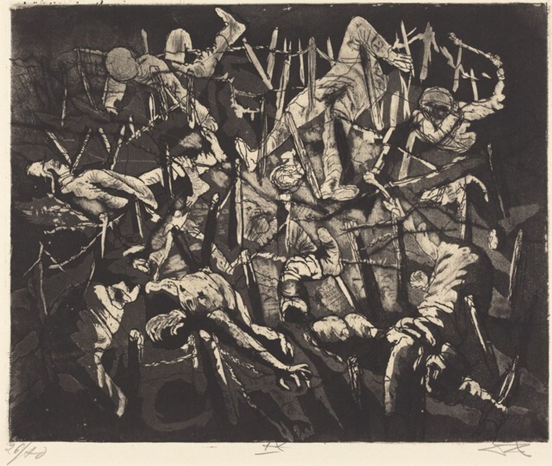 Dance of Death Anno 18 by Otto Dix