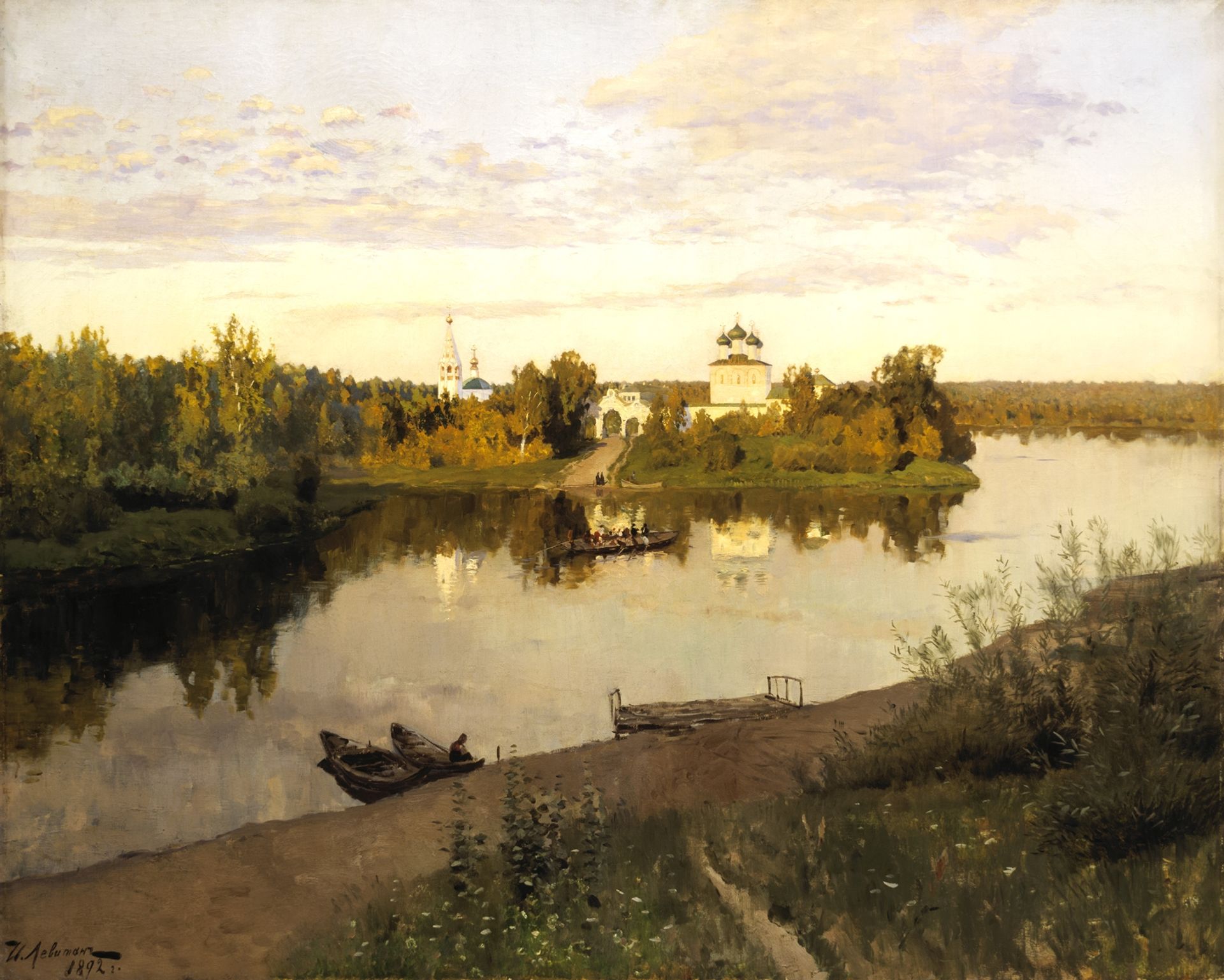 Vesper chimes by Isaac Levitan