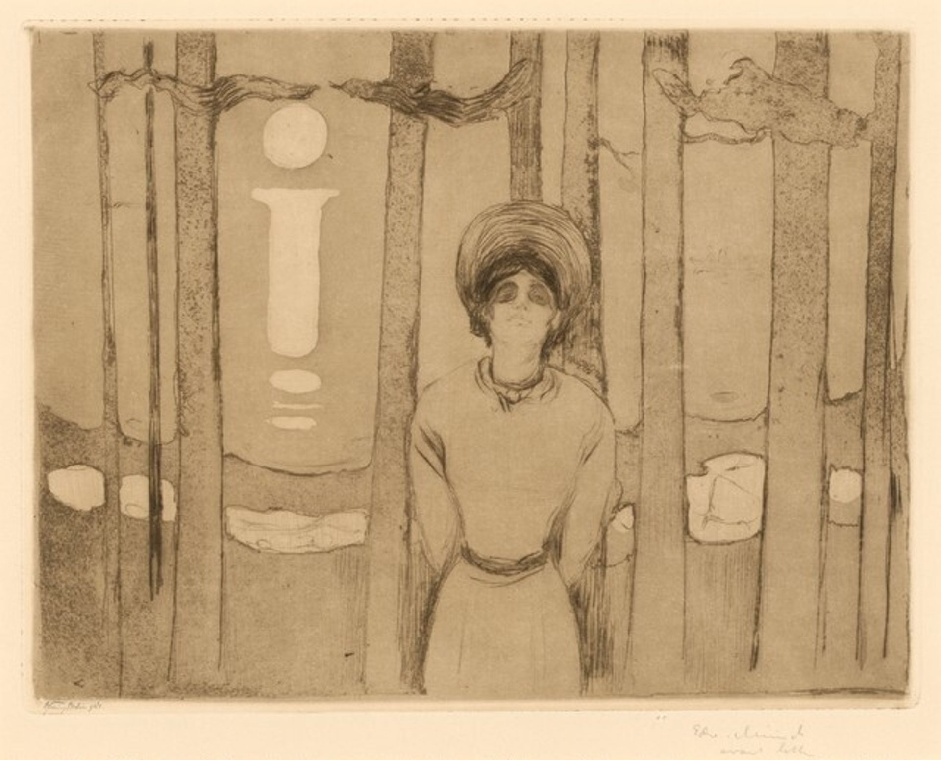 Summer Evening (Sommernacht) by Edvard Munch