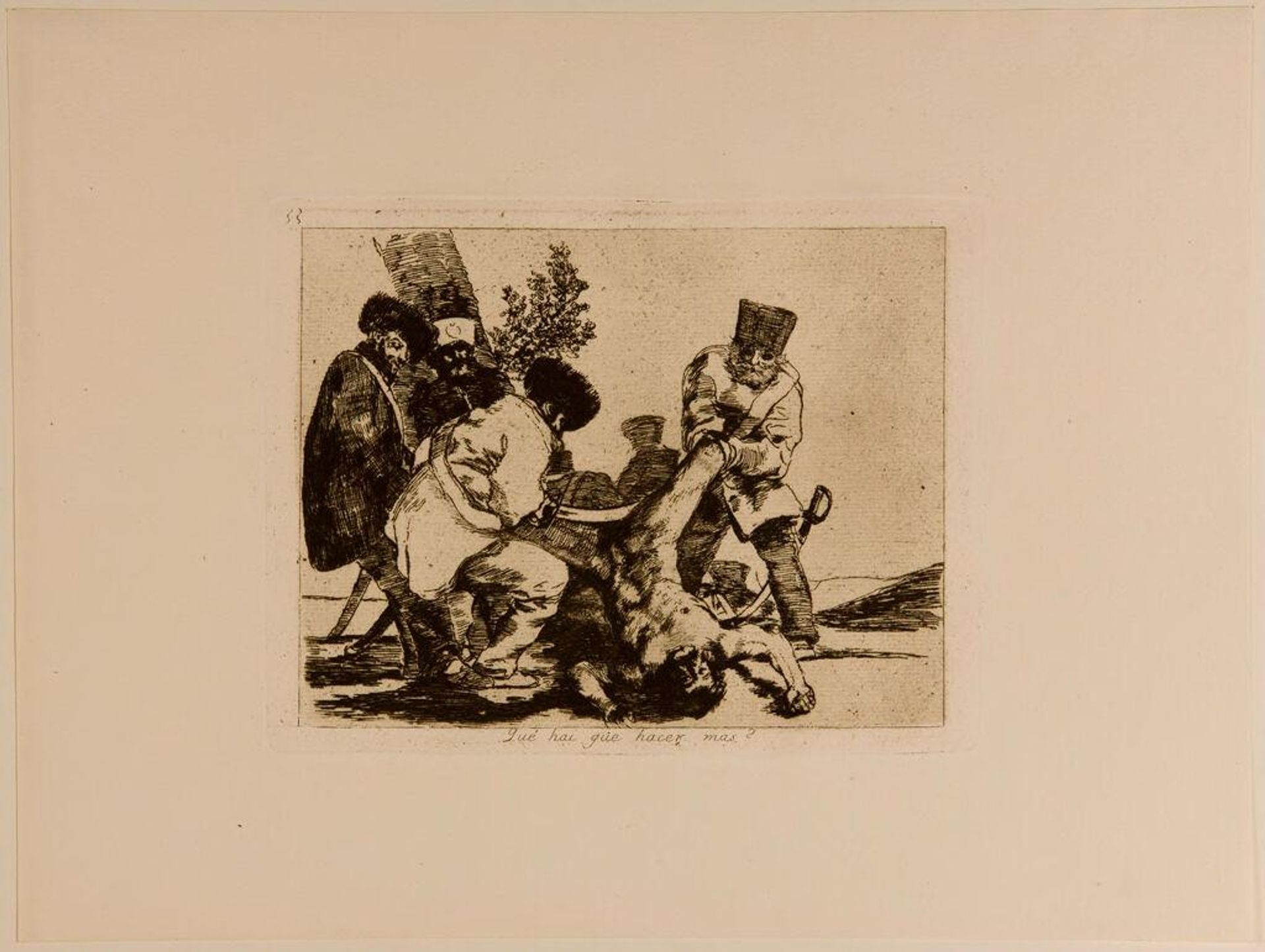 What More Can One Do? by Francisco JosÃ© de Goya y Lucientes