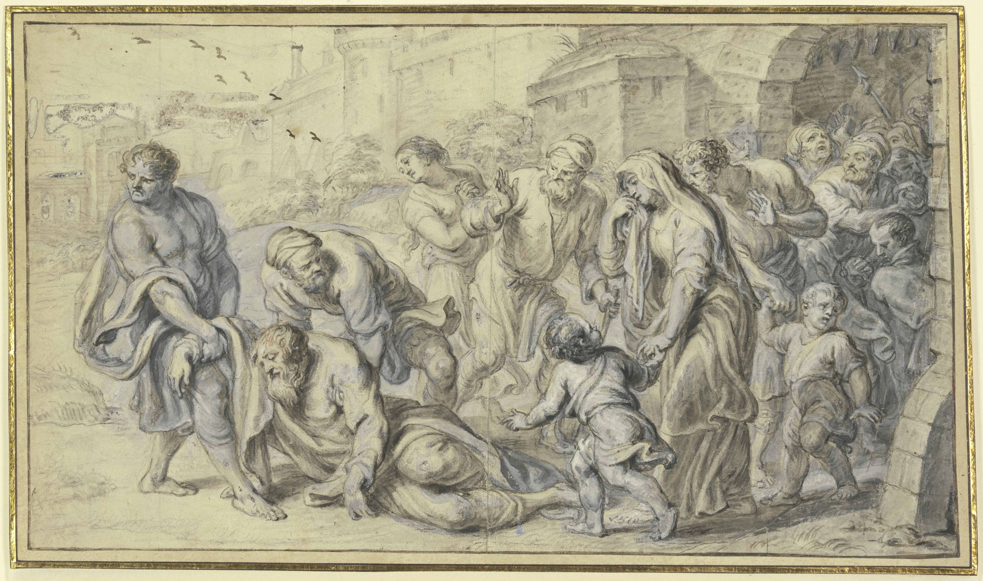 Die Rettung des Heiligen Paulus by Erasmus Quellinus