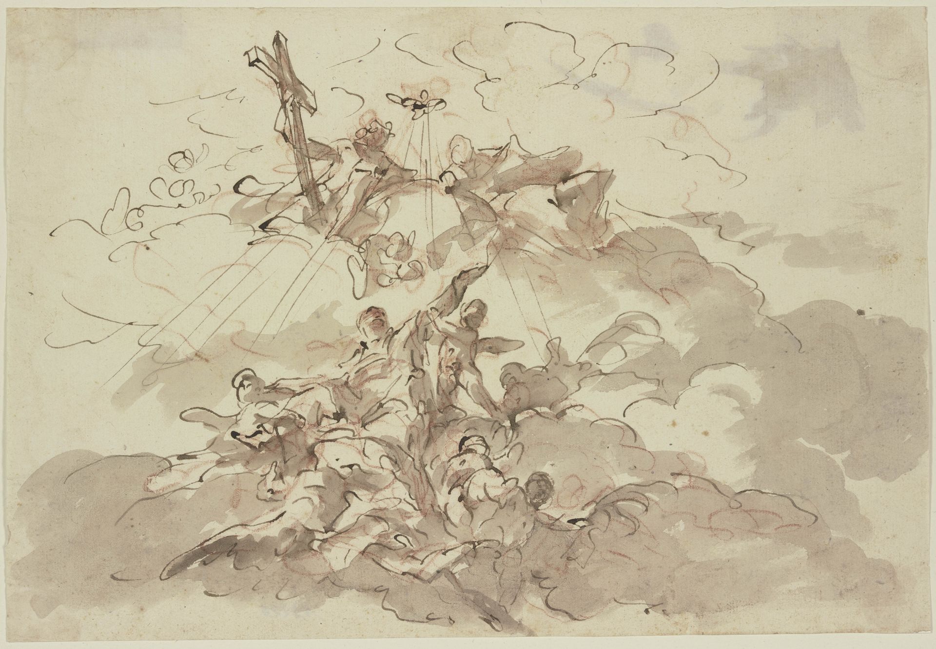 Apotheosis of a saint by Gaspare Diziani
