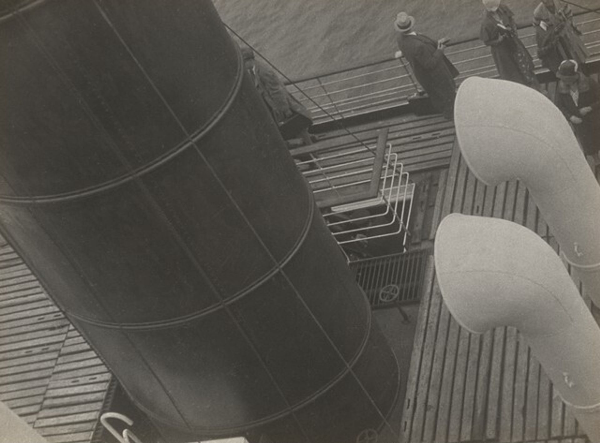 A Ship's Deck by Iwao Yamawaki