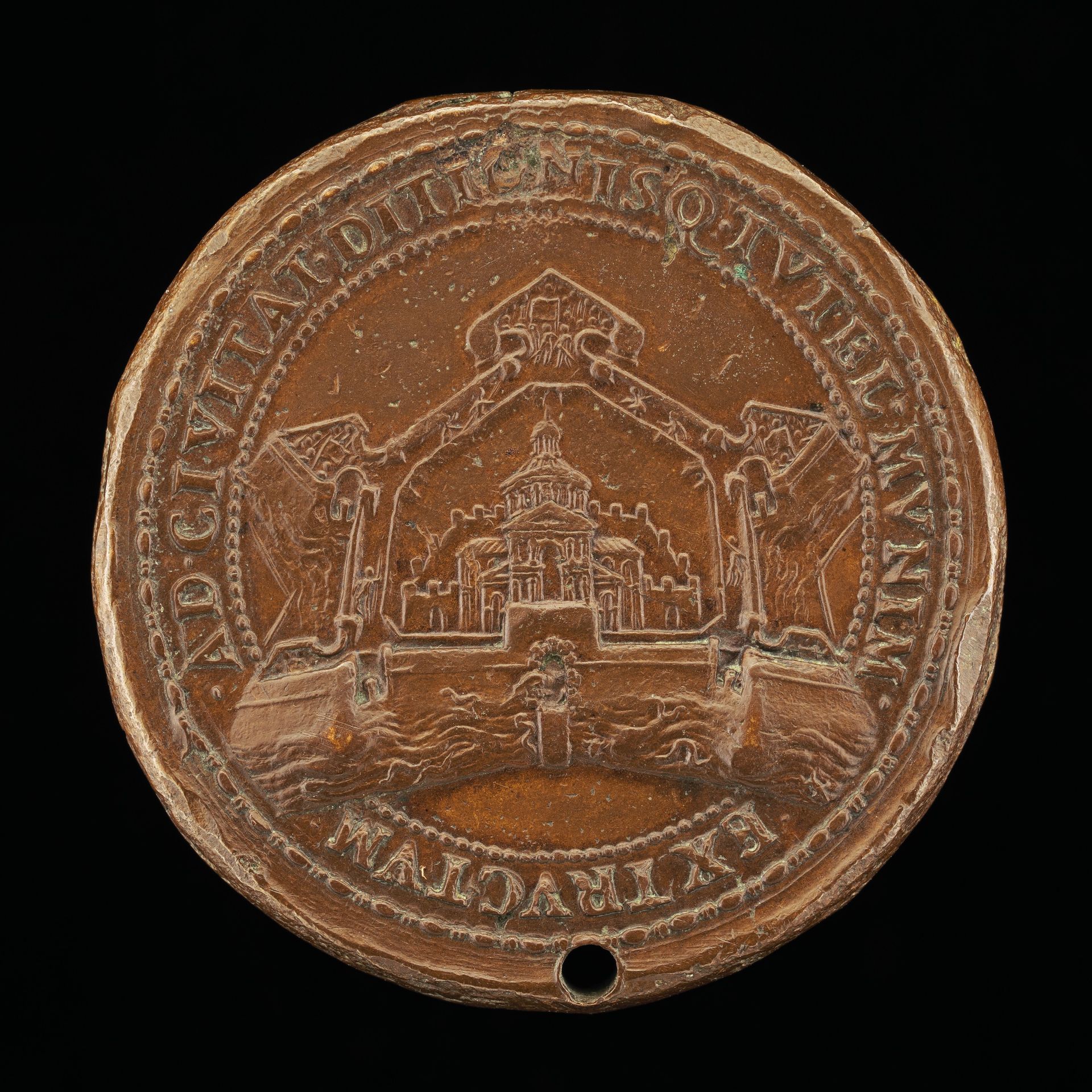 Citadel of Piacenza [reverse] by Giovan Federico Bonzagni