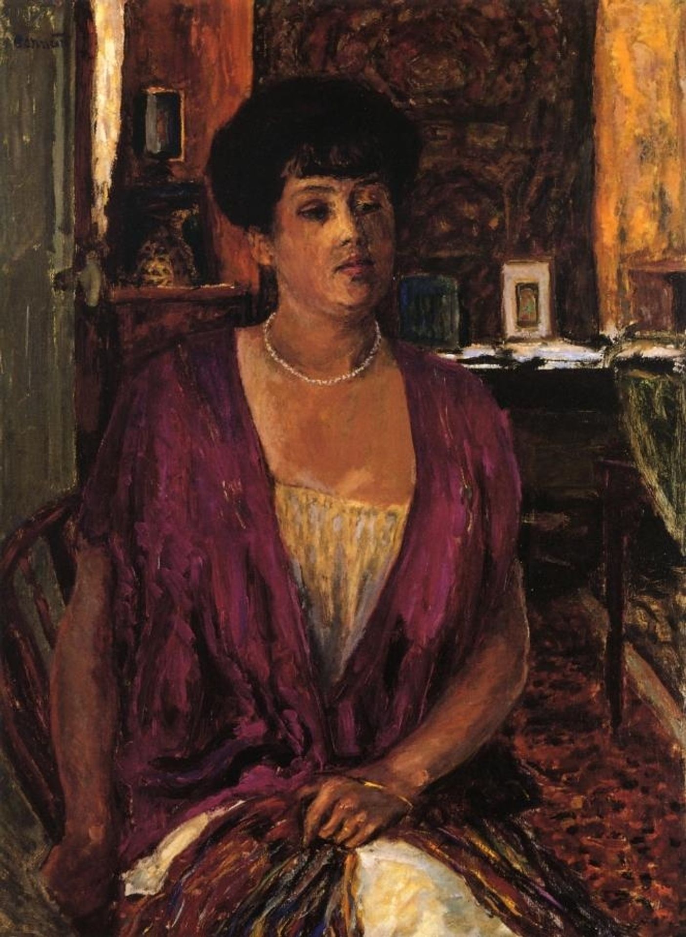 Madame Claude Anet by Pierre Bonnard