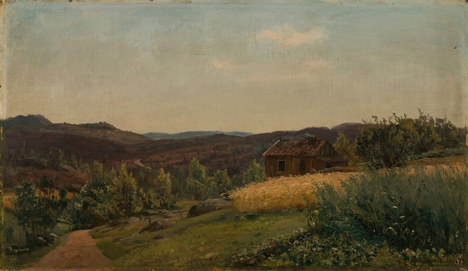 Fra Gjervoldstad, Mandal by Amaldus Nielsen
