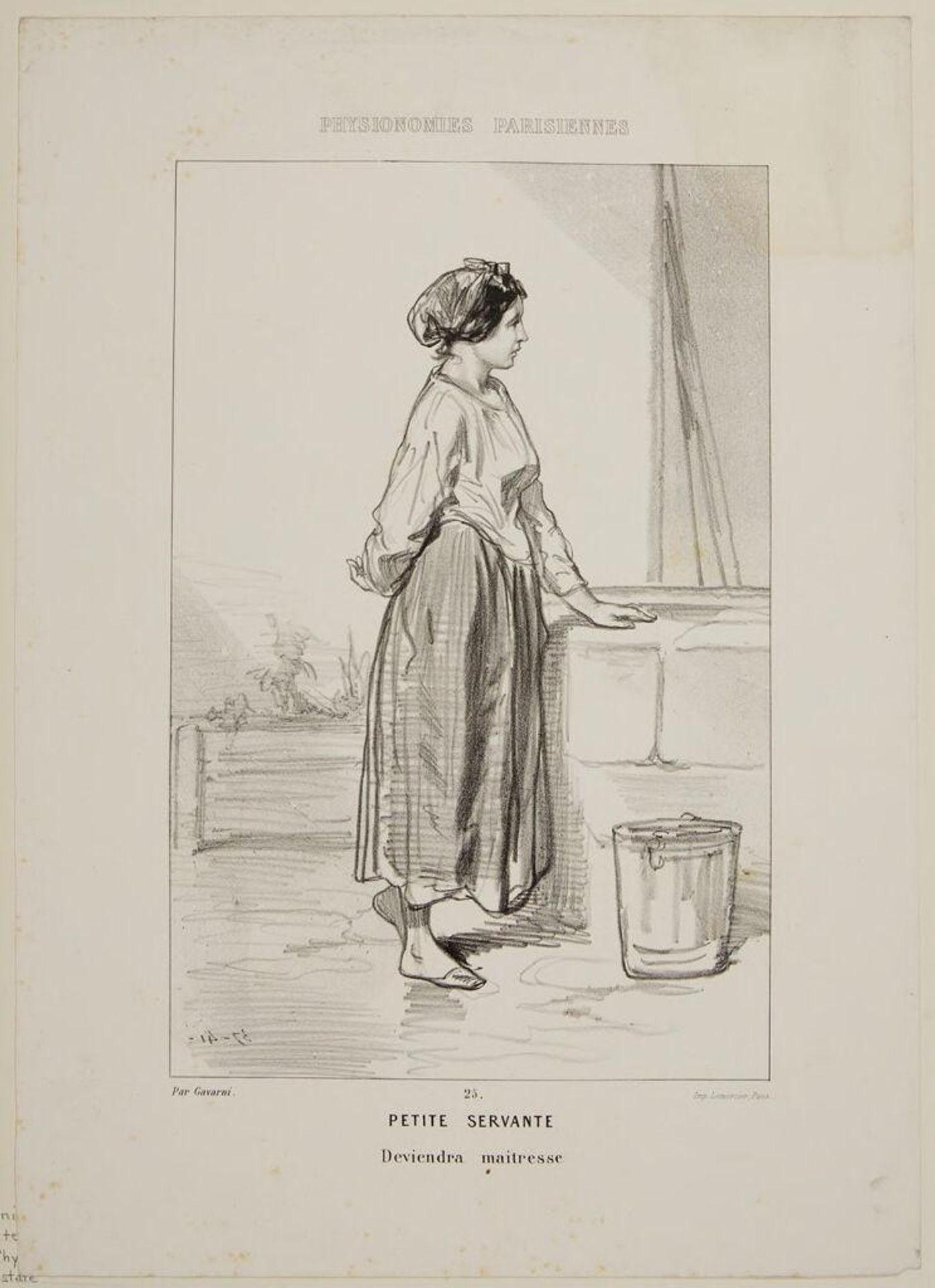 The Little Servant Will Become Mistress by Paul Gavarni