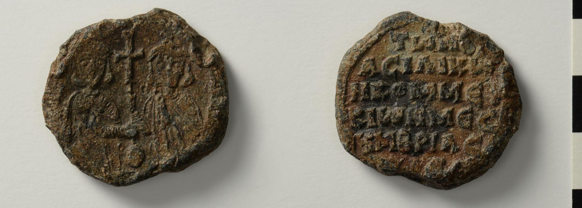 Seal of the imperial kommerkia of Mesembria (731/2) by Leo III