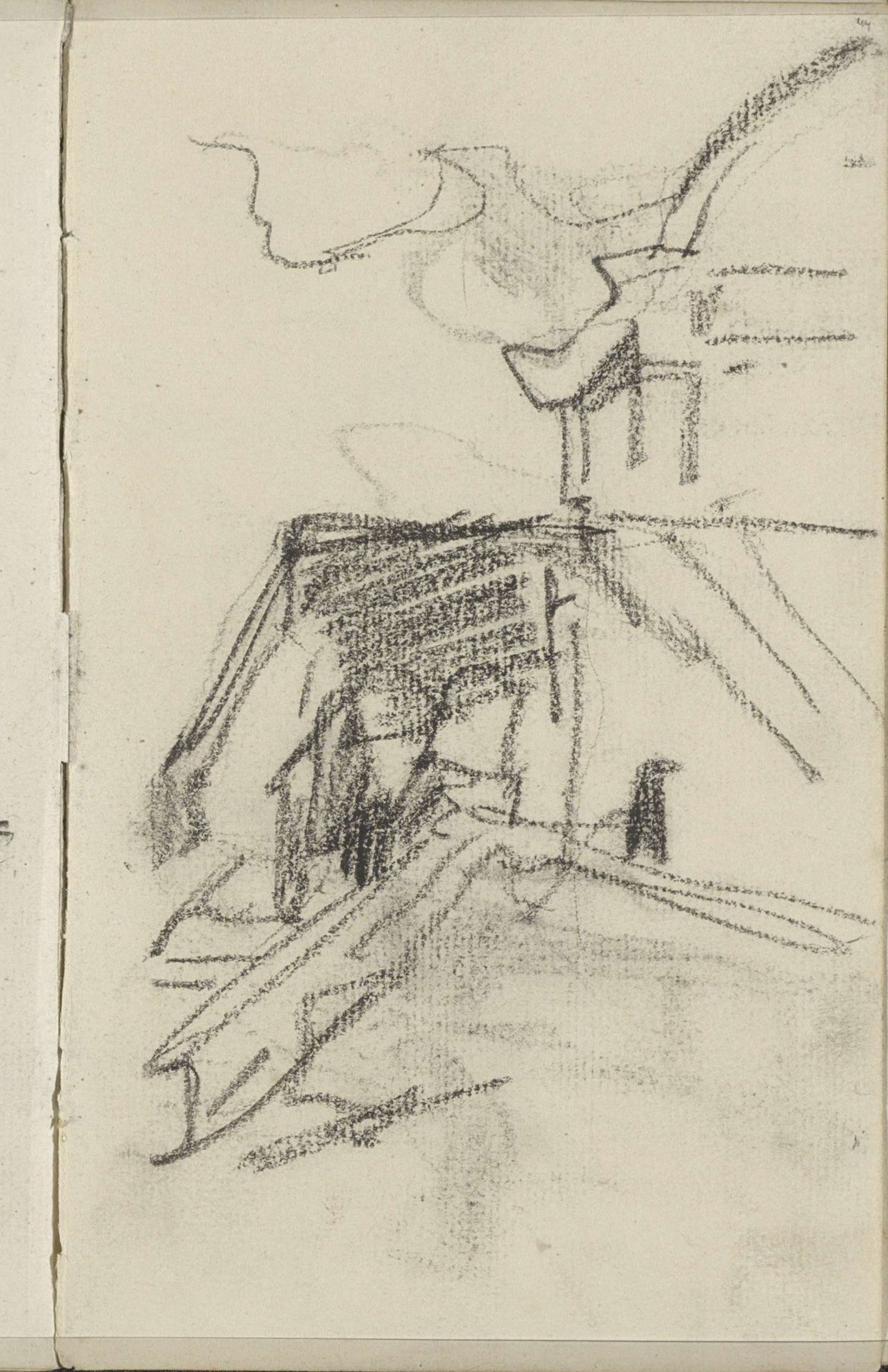 Gezicht op de Theekoepel van Dominee Faassen de Heer te Scheveningen by George Hendrik Breitner